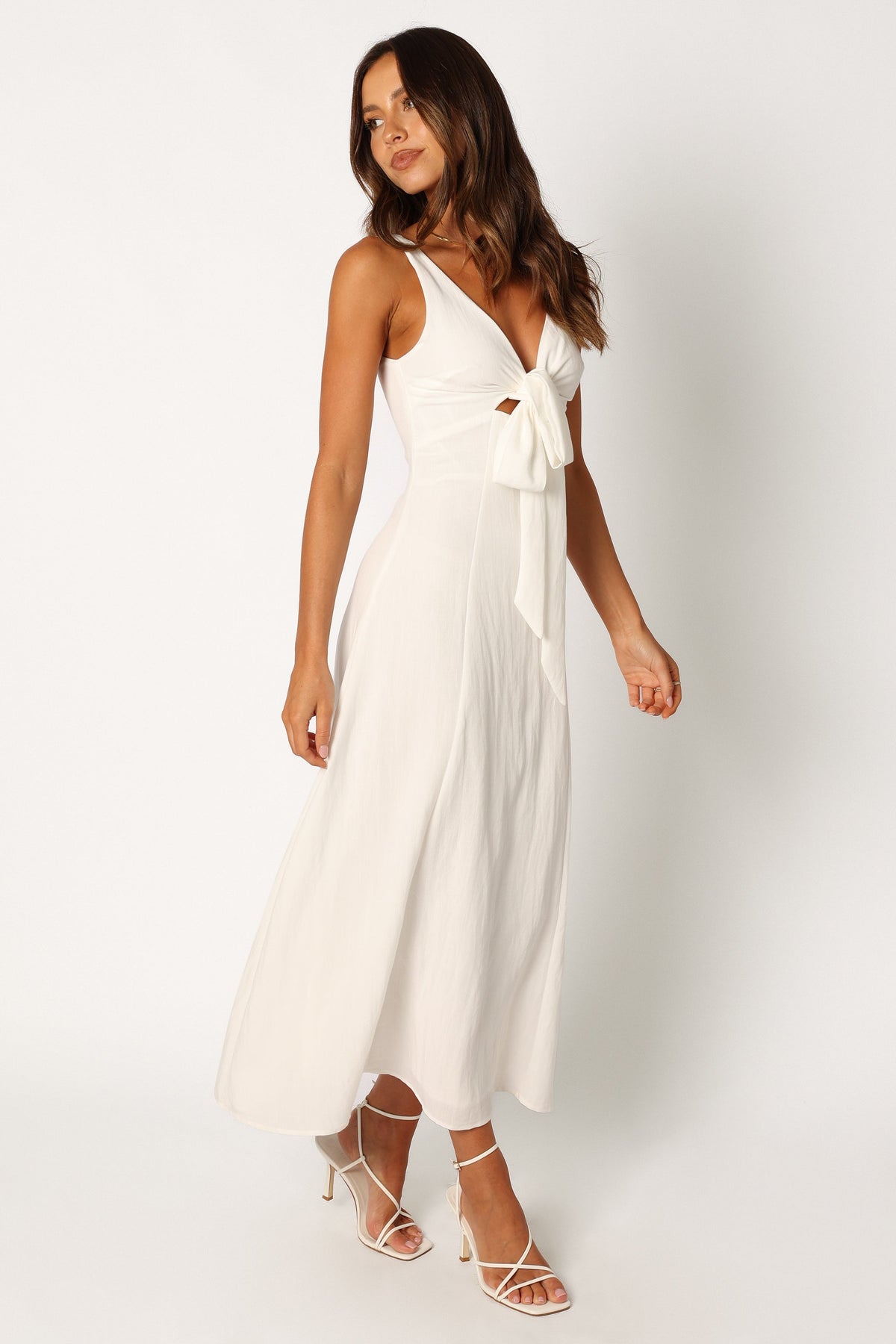 Archer Midi Dress in White – view 8 of 11