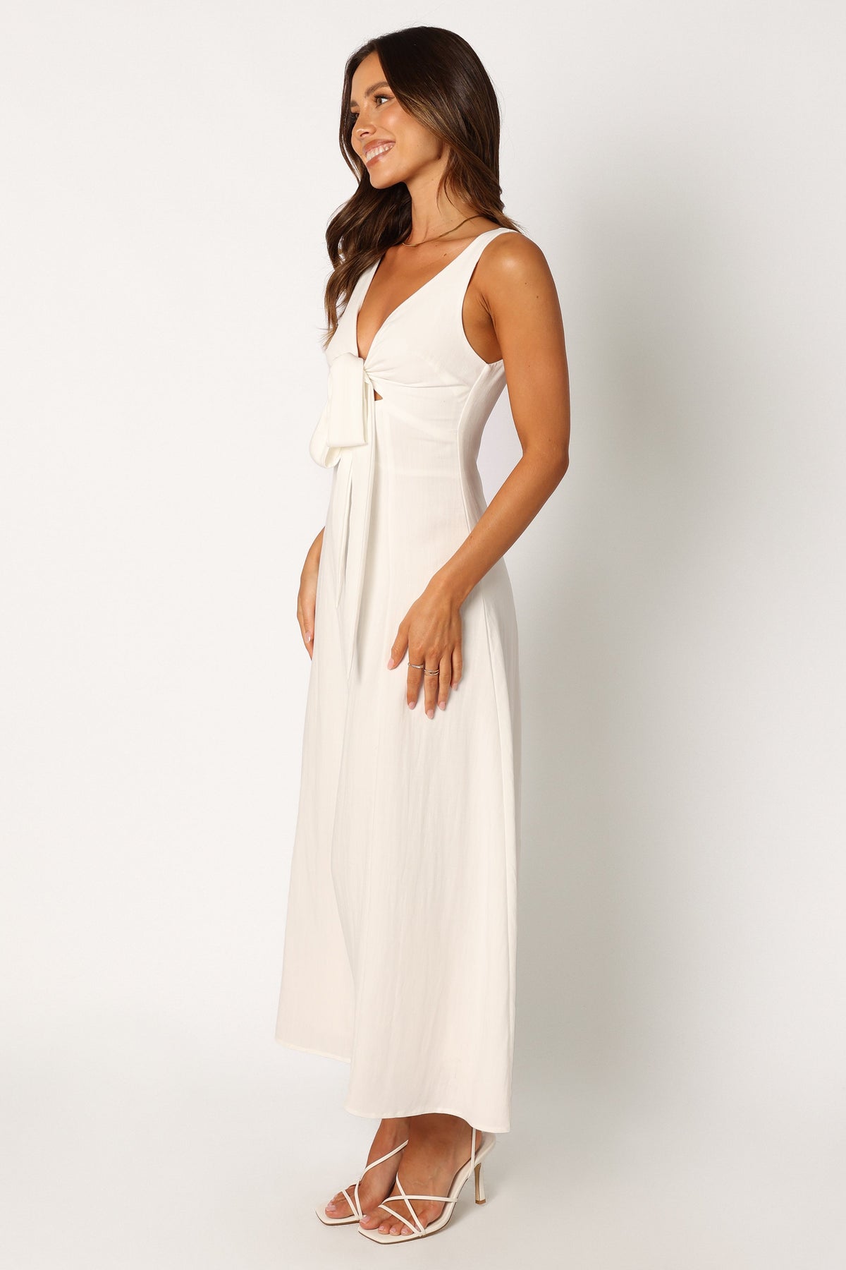 Archer Midi Dress in White – view 4 of 11