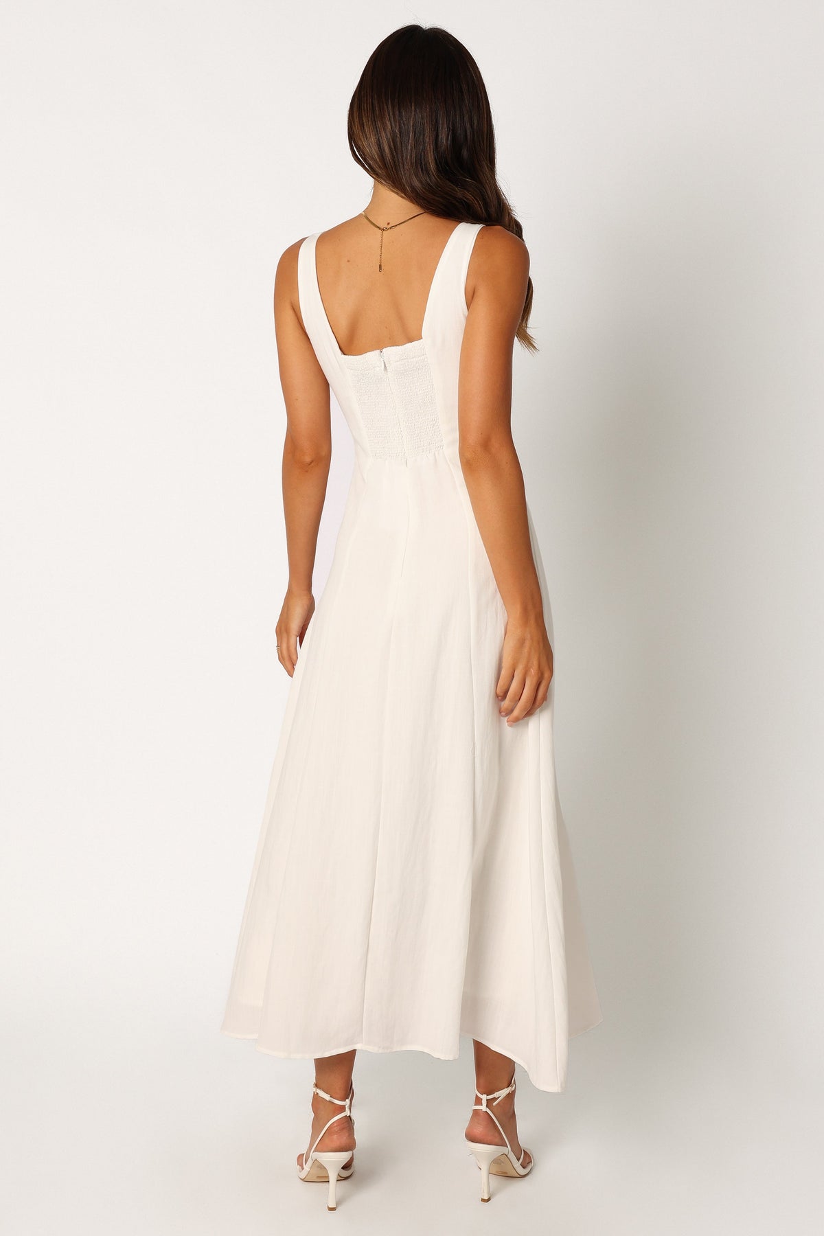 Archer Midi Dress in White – view 7 of 11