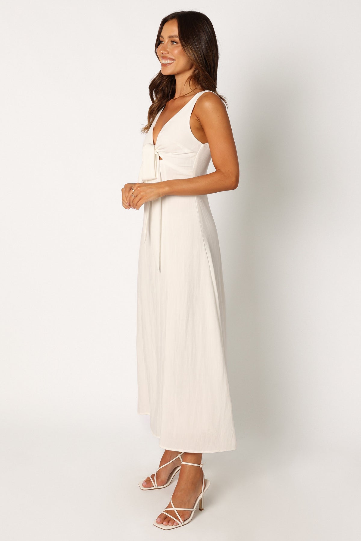 Archer Midi Dress in White – view 5 of 11
