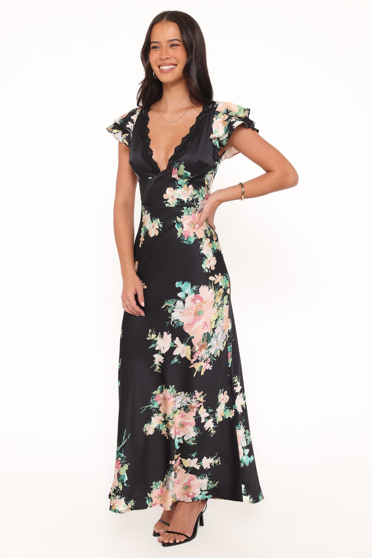Arella Maxi Dress in Black Floral – view 4 of 7