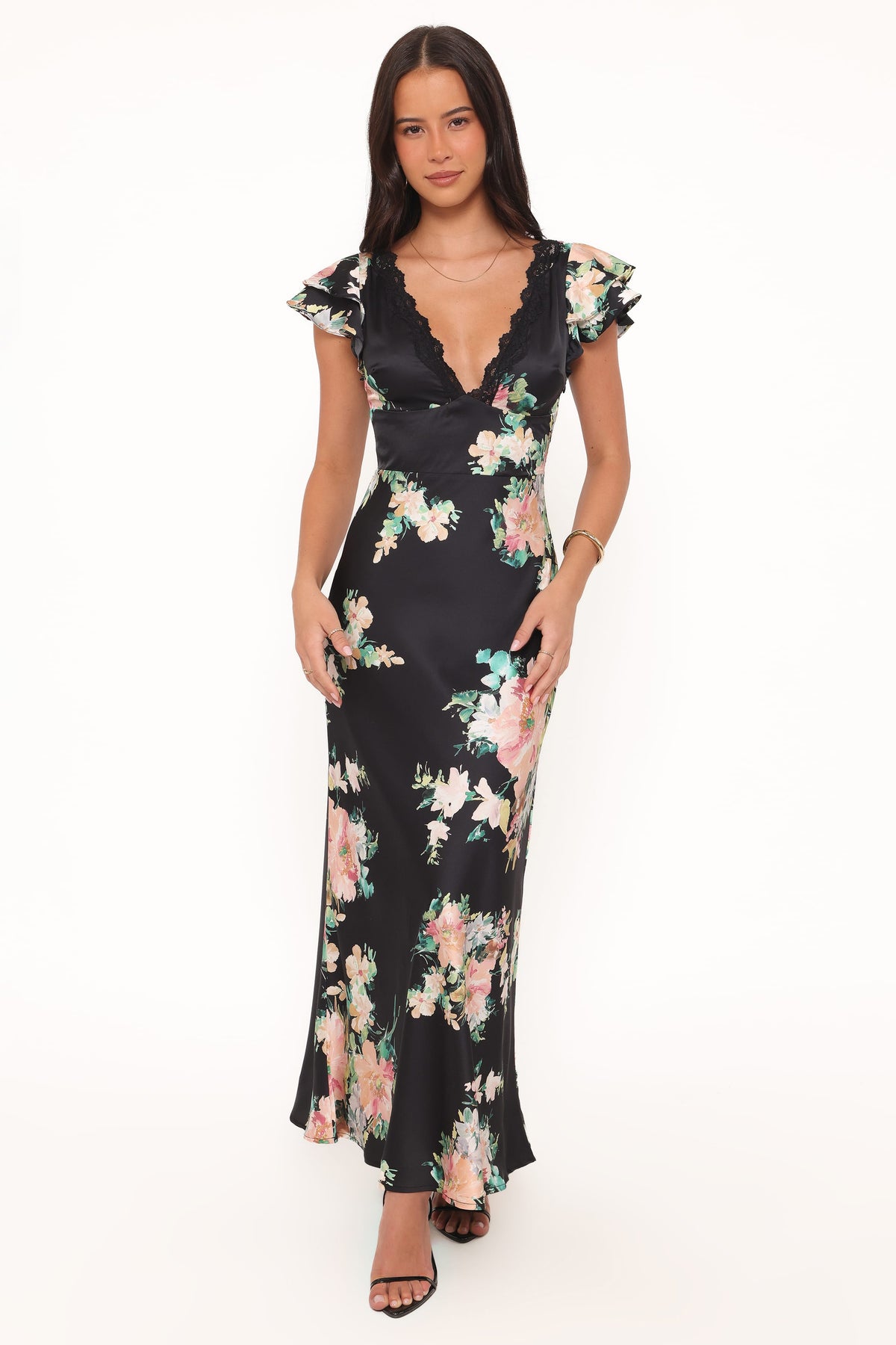 Arella Maxi Dress in Black Floral – view 6 of 7