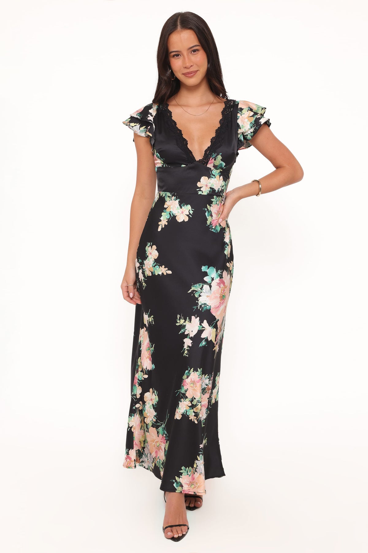 Arella Maxi Dress in Black Floral – view 2 of 7