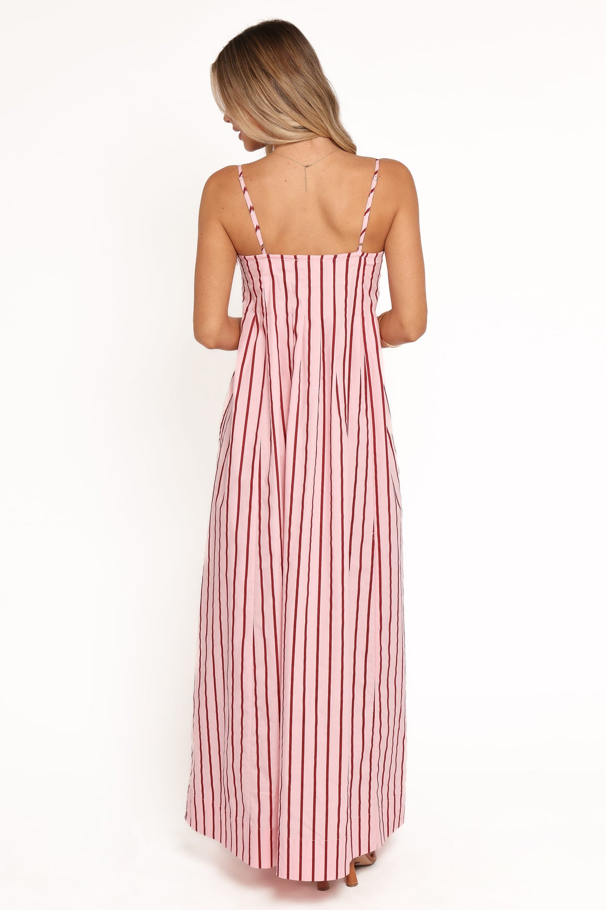 Arletta Maxi Dress in Pink Stripe – view 5 of 8