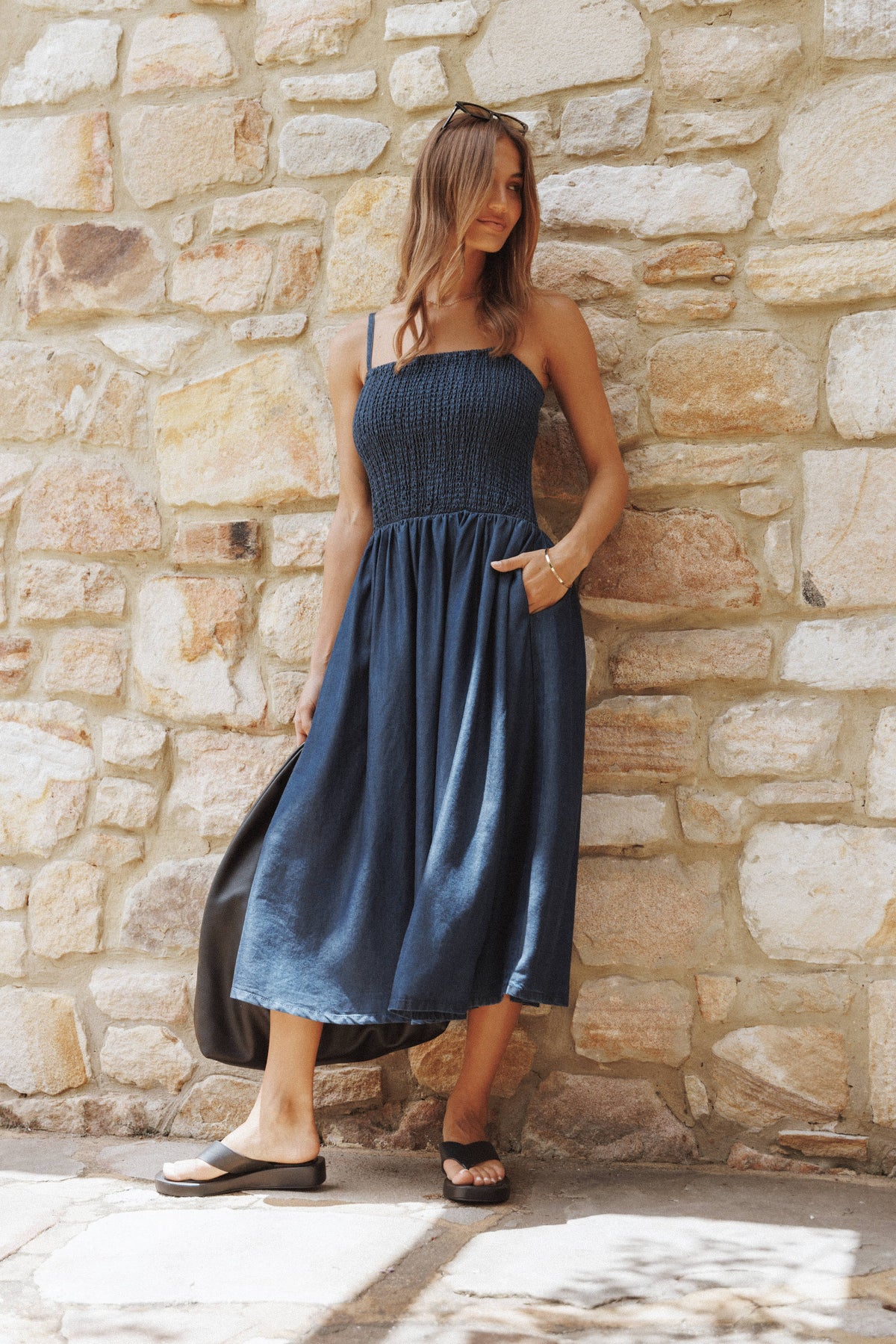 Arnika Midi Dress in Blue – view 1 of 8