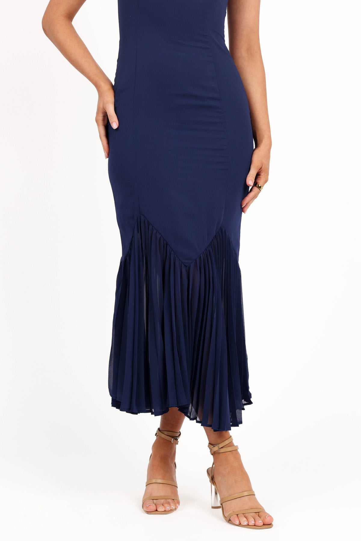 Ashton Midi Dress in Navy – view 8 of 9