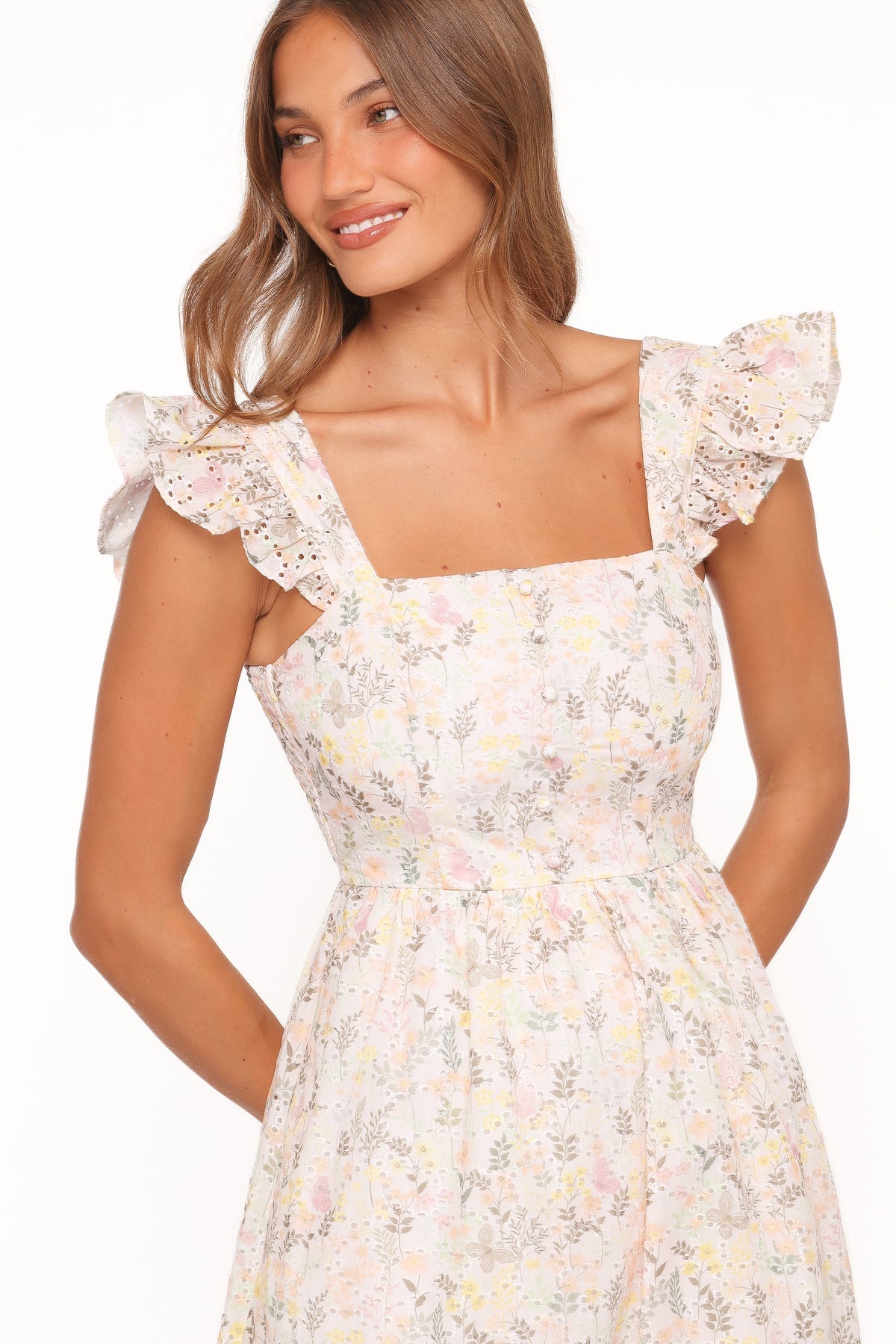 Ashtonleigh Midi Dress in Multi Floral – view 3 of 6