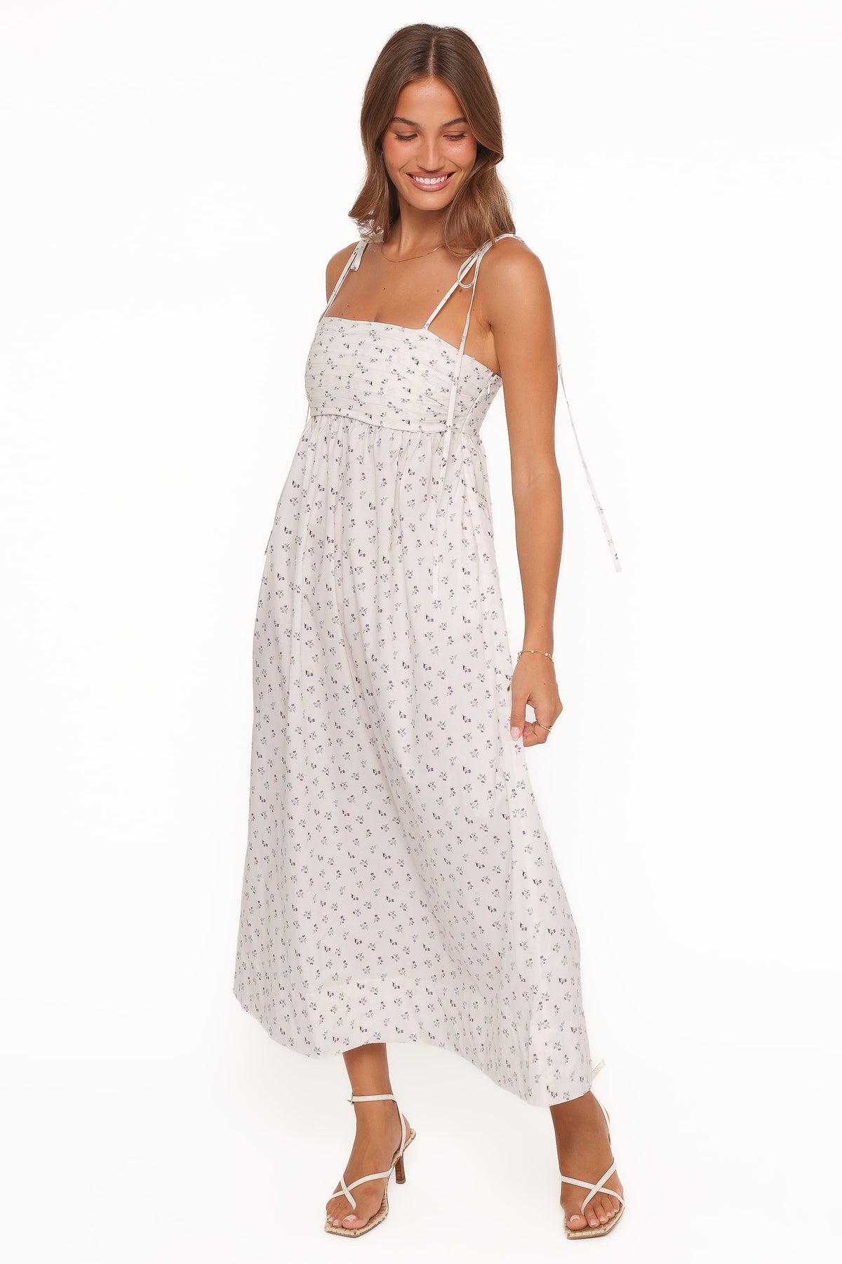 Ashtyn Maxi Dress in Purple Ditsy Floral – view 4 of 7