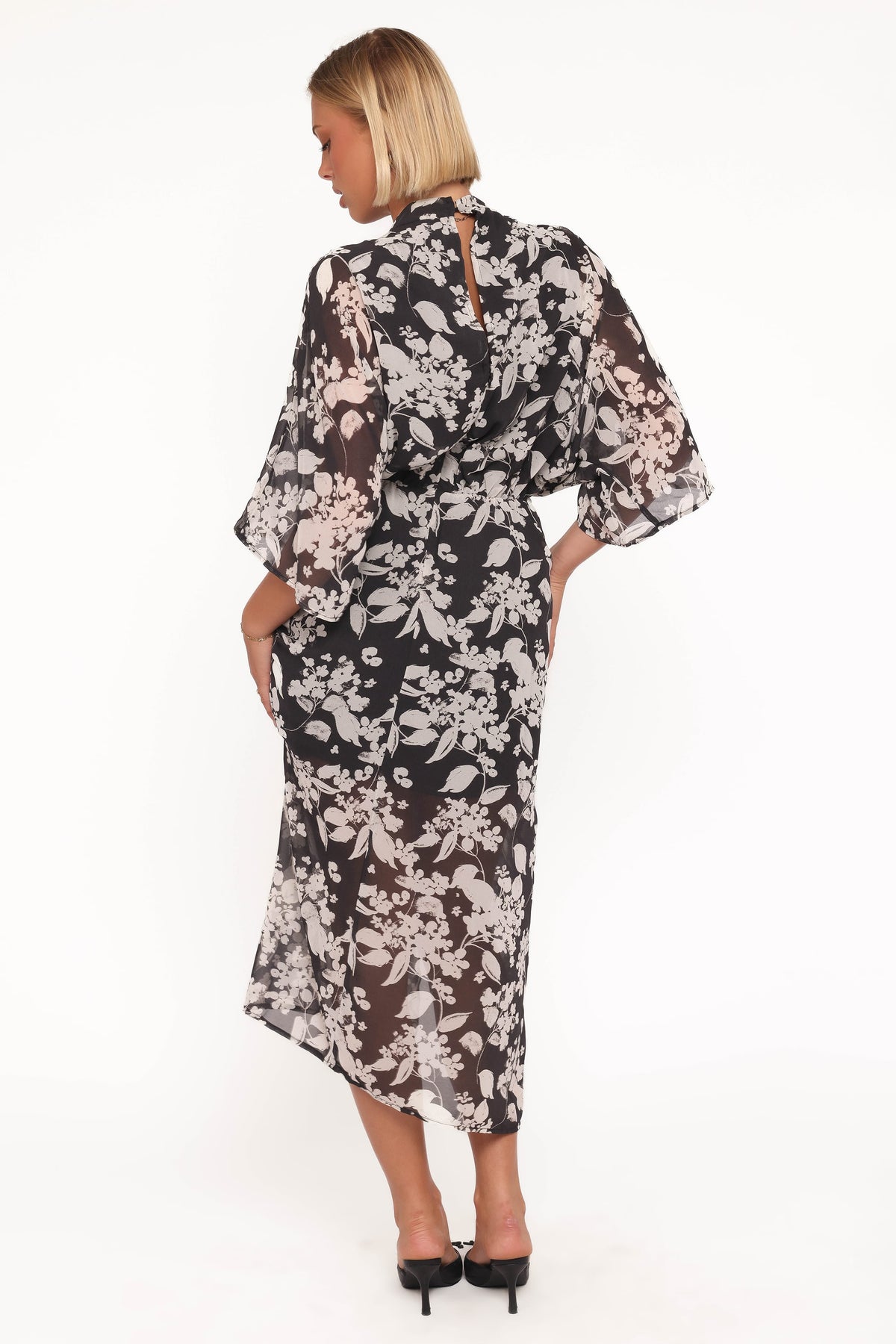 Audrina Maxi Dress in Black Floral – view 4 of 6
