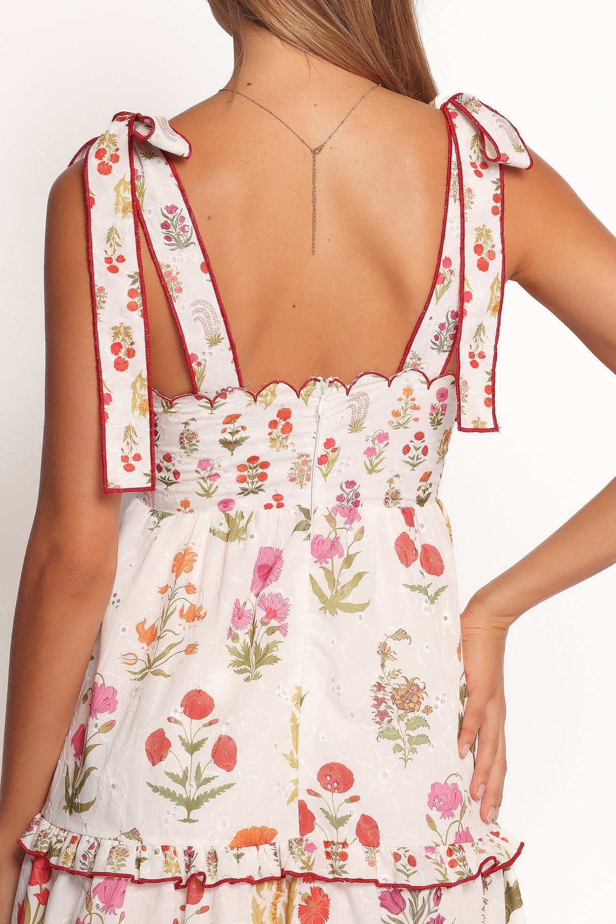 Aurelia Maxi Dress in White Floral – view 6 of 8