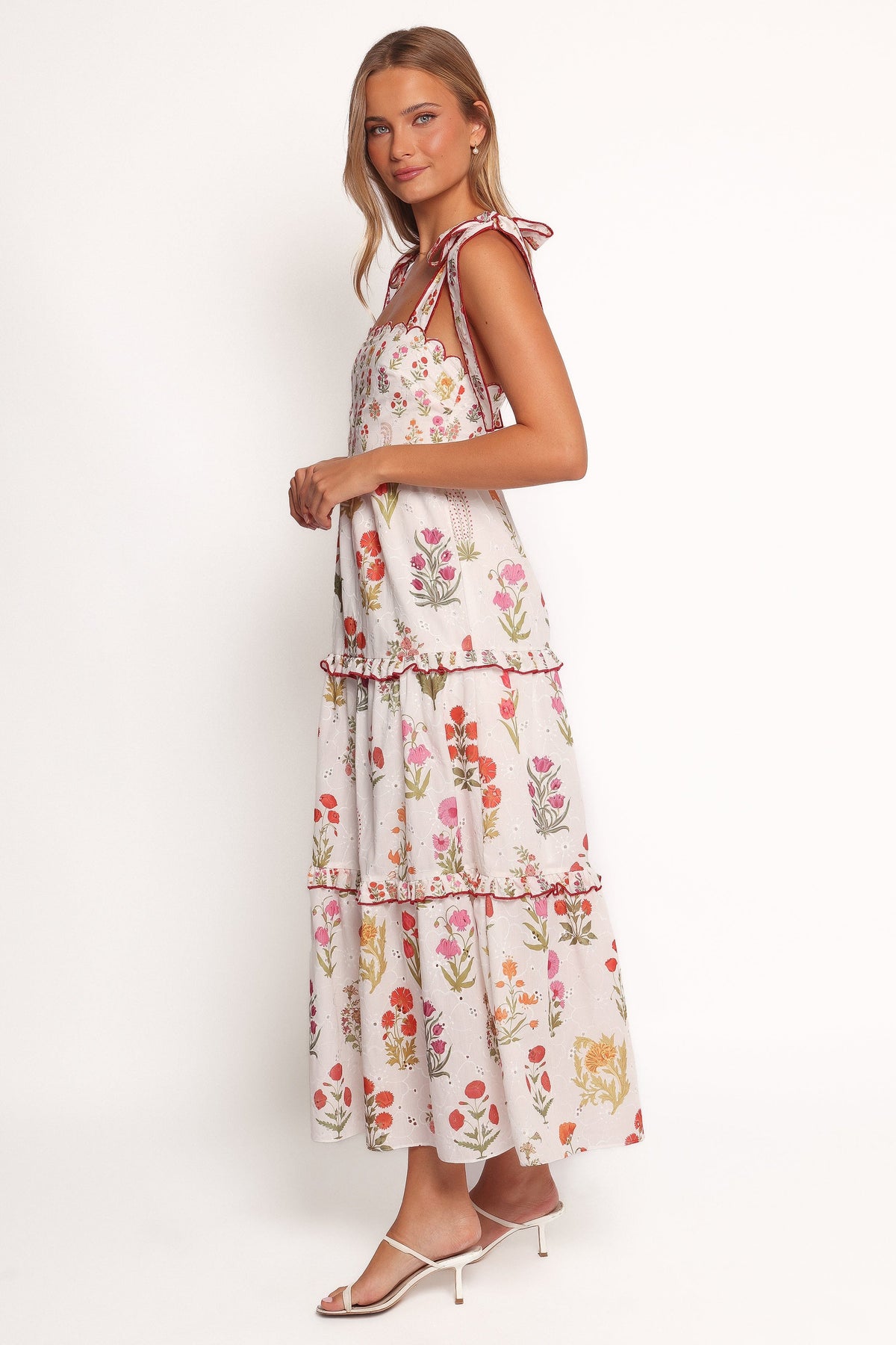 Aurelia Maxi Dress in White Floral – view 5 of 8