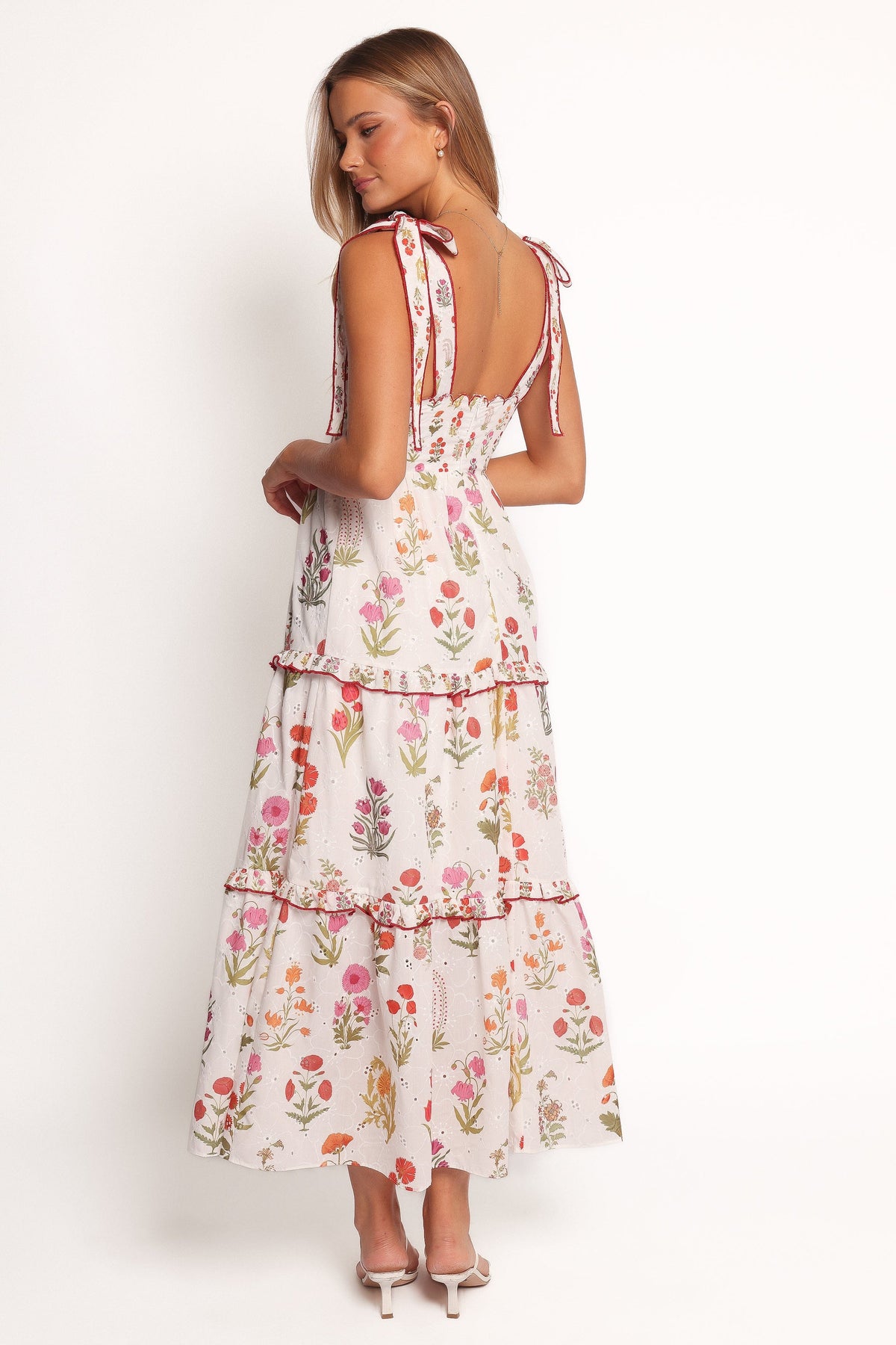 Aurelia Maxi Dress in White Floral – view 4 of 8