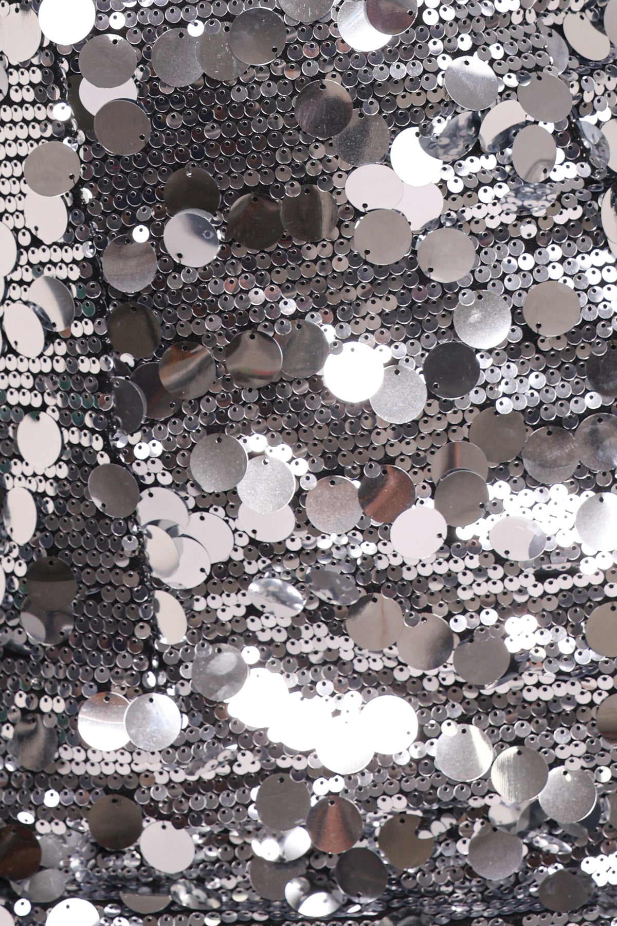 Azalea Mini Dress in Silver Sequin – view 6 of 6