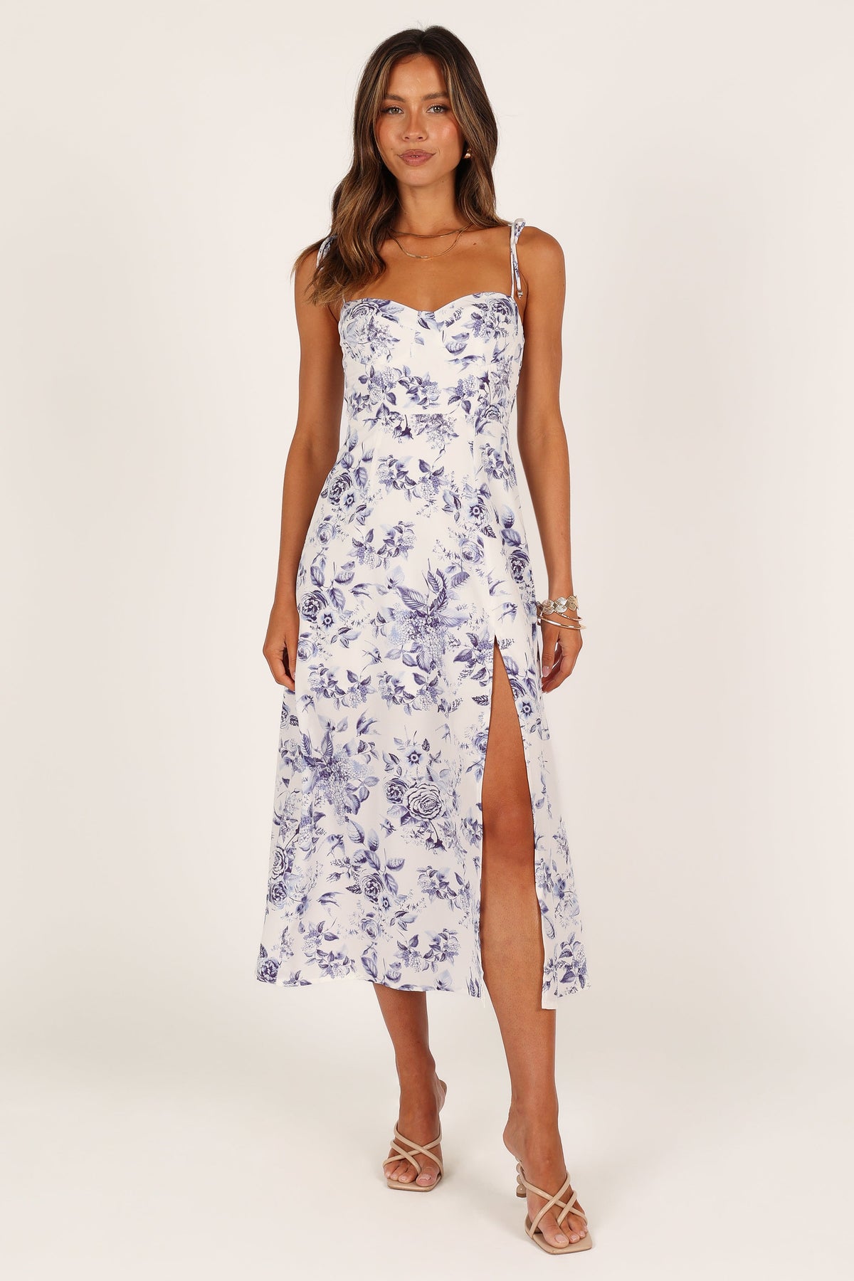 Azelia Dress in Blue Floral – view 1 of 6