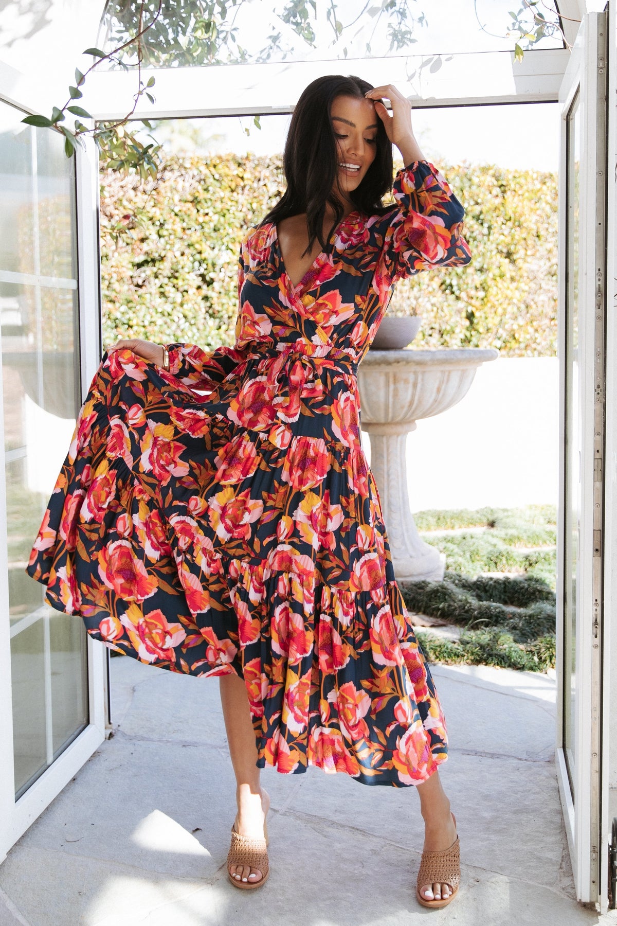Balsa Dress in Navy Floral – view 2 of 7