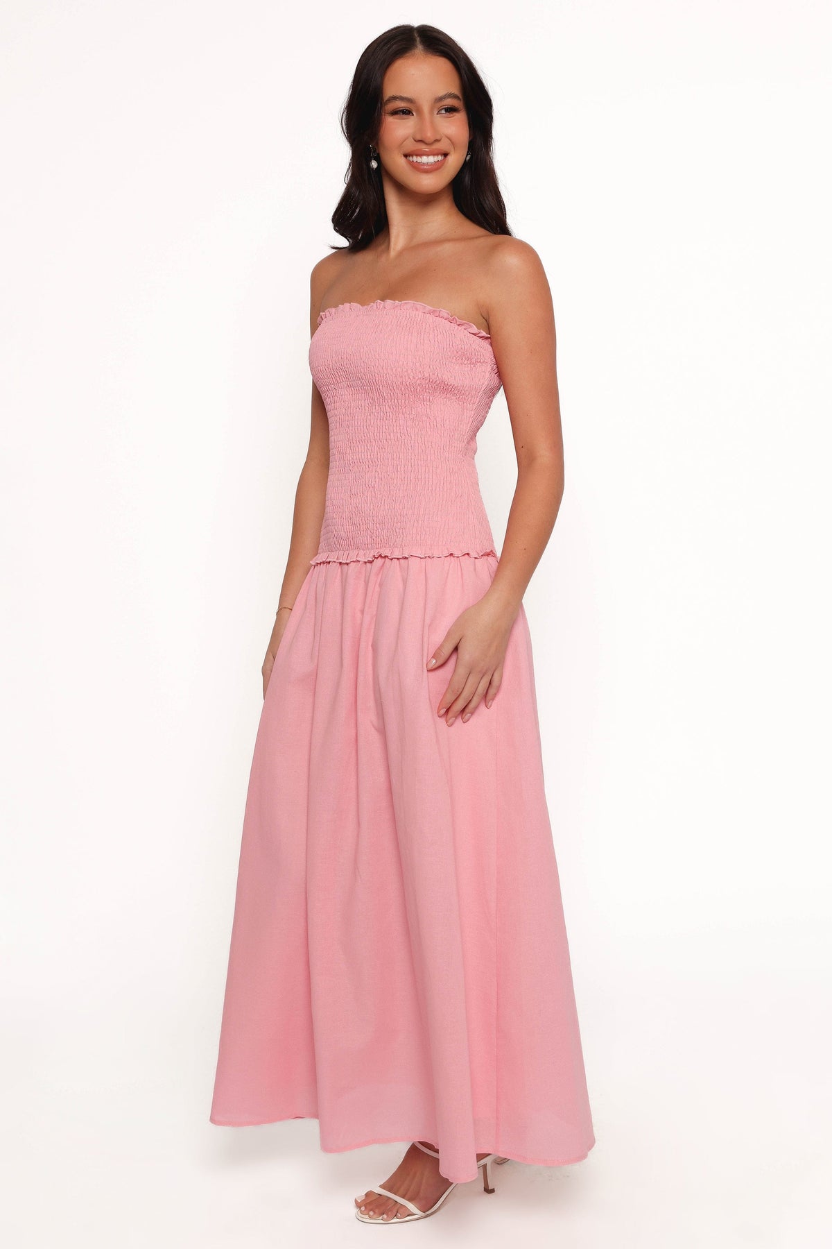 Bea Maxi Dress in Soft Pink – view 4 of 8