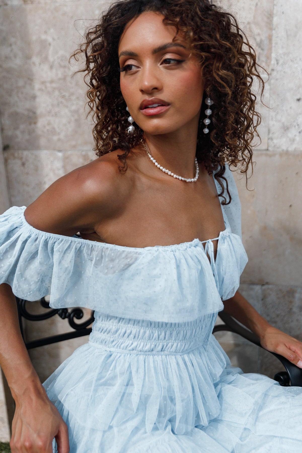 Belle Maxi Dress in Blue – view 10 of 10