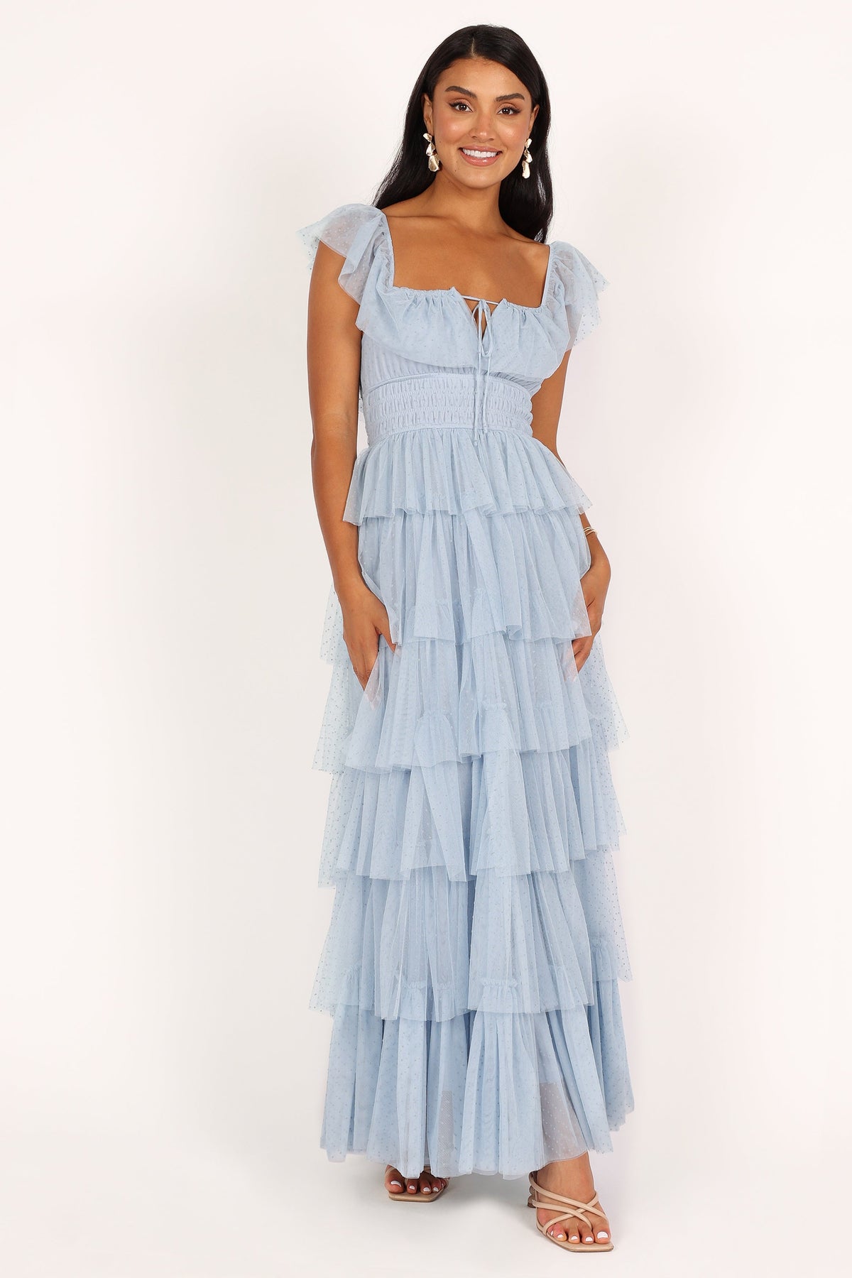 Belle Maxi Dress in Blue – view 6 of 10