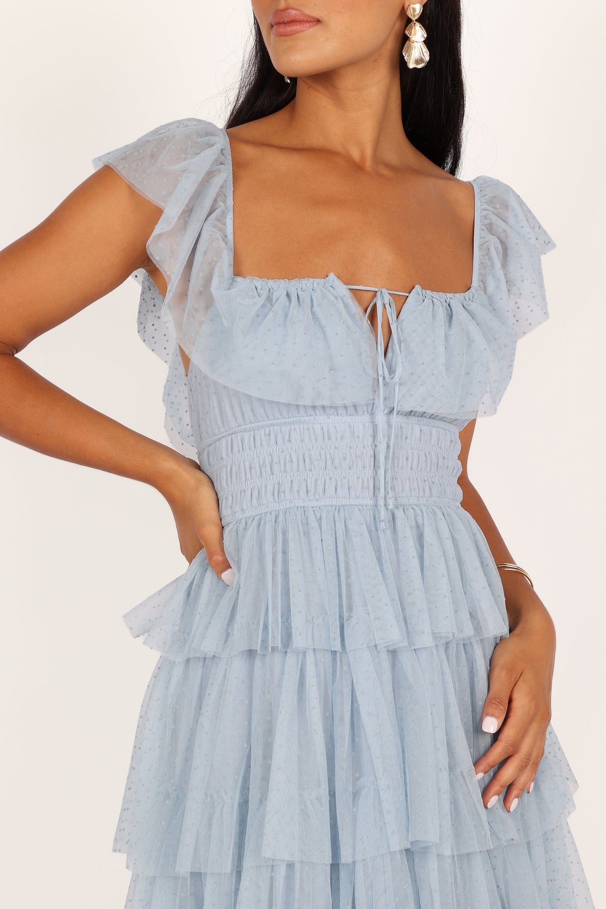 Belle Maxi Dress in Blue – view 8 of 10