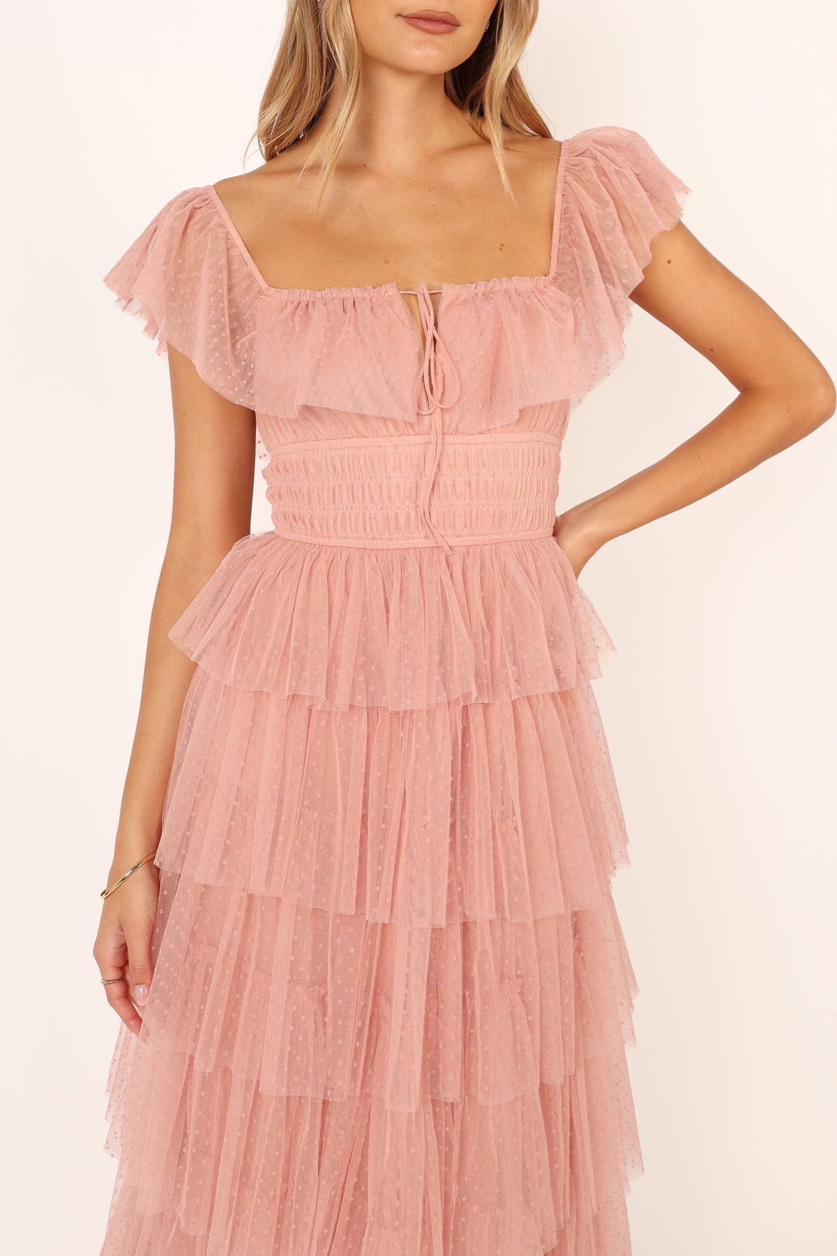 Belle Maxi Dress in Blush – view 8 of 10