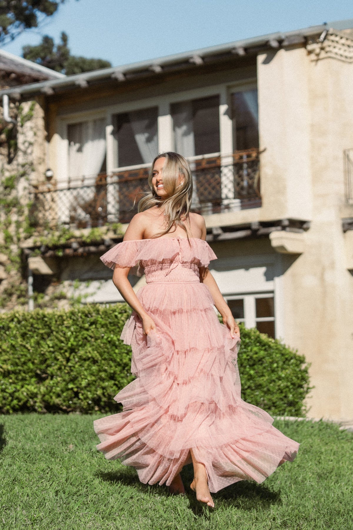 Belle Maxi Dress in Blush – view 4 of 10
