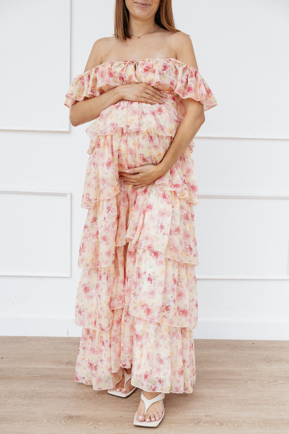 Belle Maxi Dress in Pink Floral – view 2 of 9