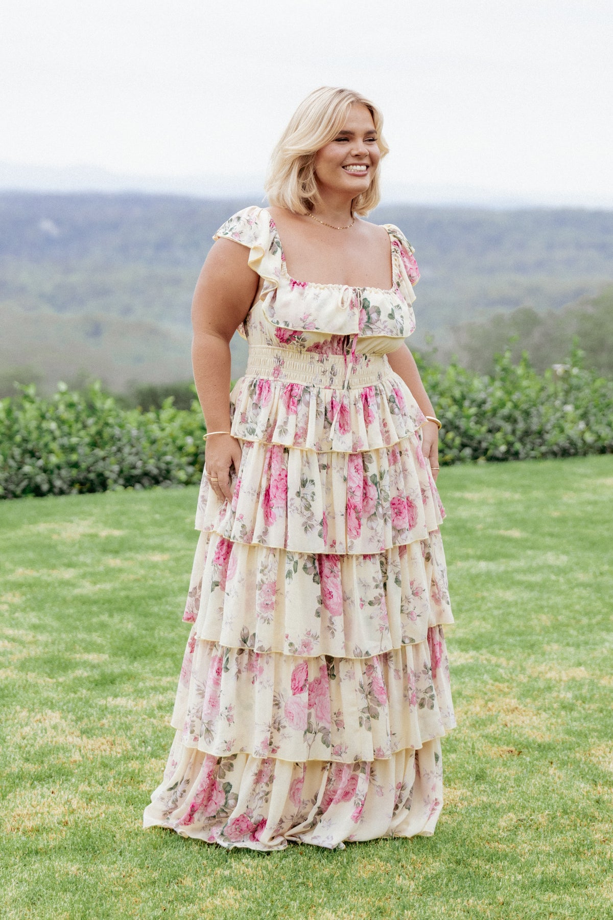 Belle Maxi Dress in Yellow Floral – view 8 of 8