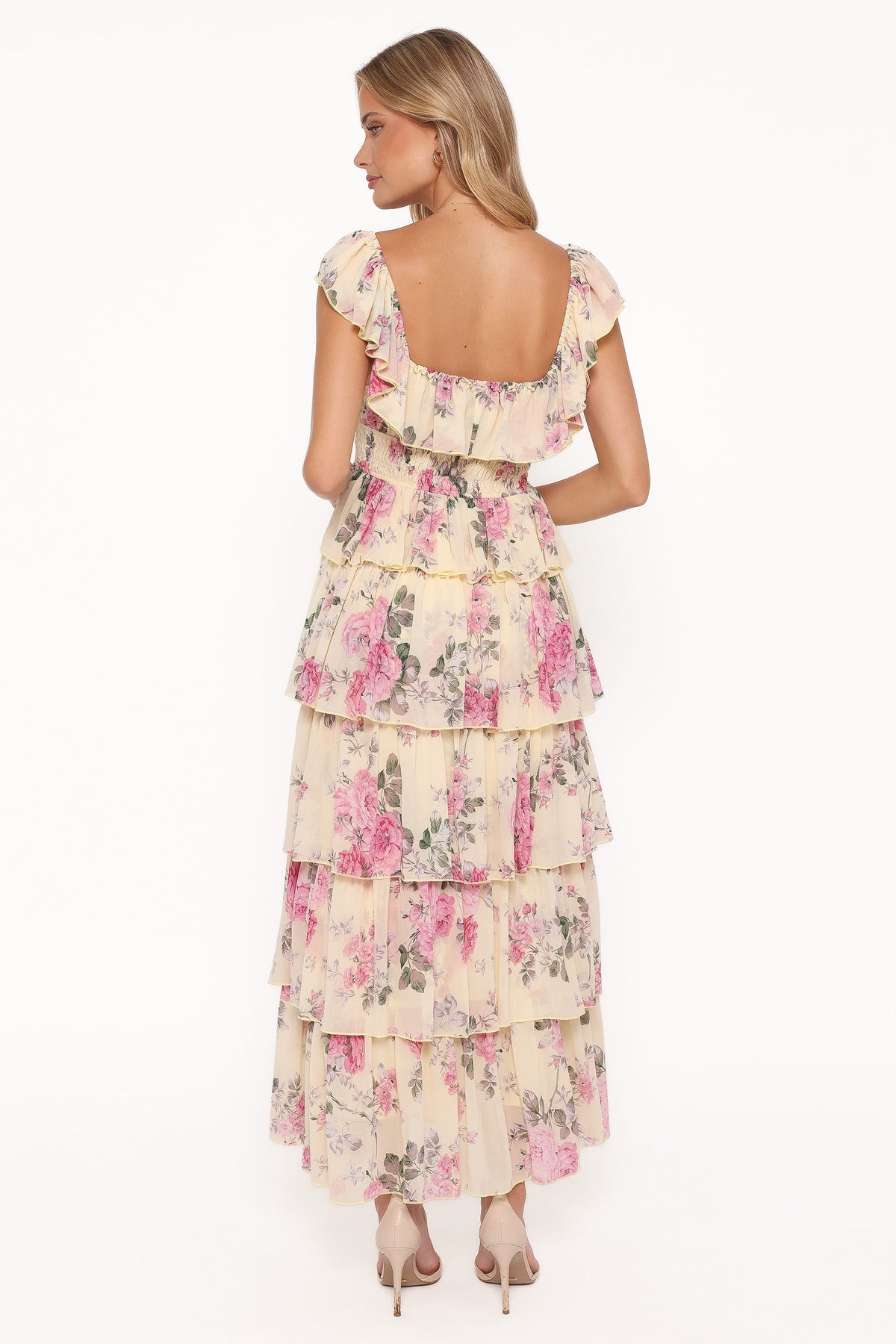 Belle Maxi Dress in Yellow Floral – view 5 of 8