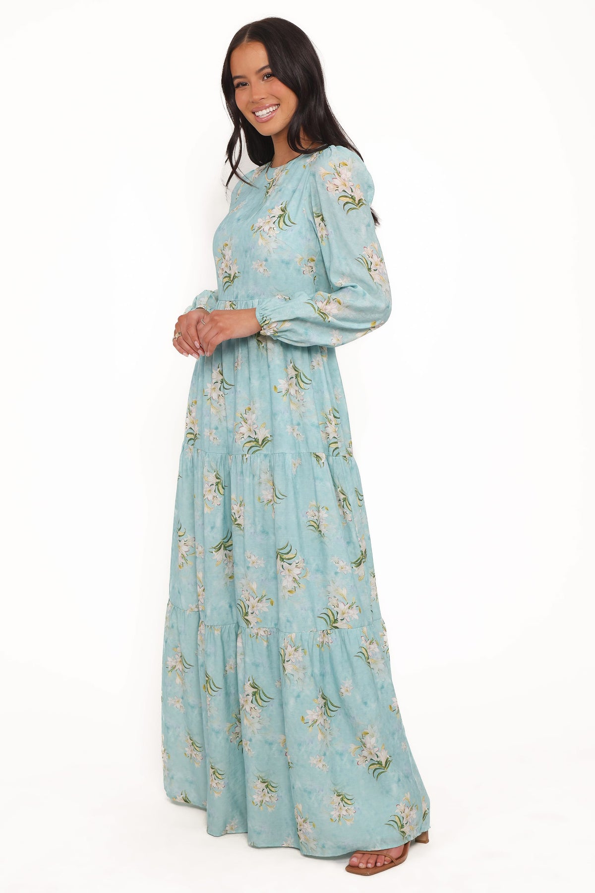 Bernice Maxi Dress in Blue Floral – view 4 of 6