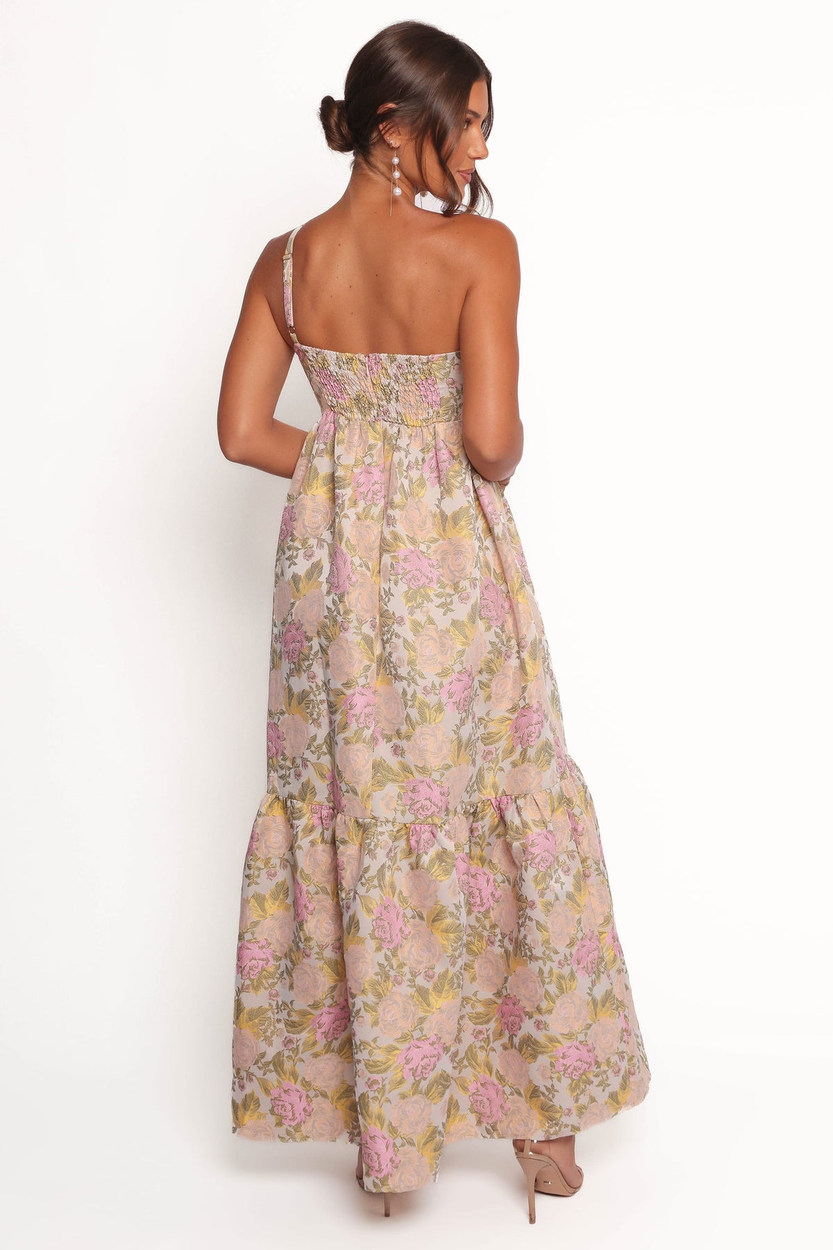 Betina Bow Front Maxi Dress in Multi Floral – view 6 of 9