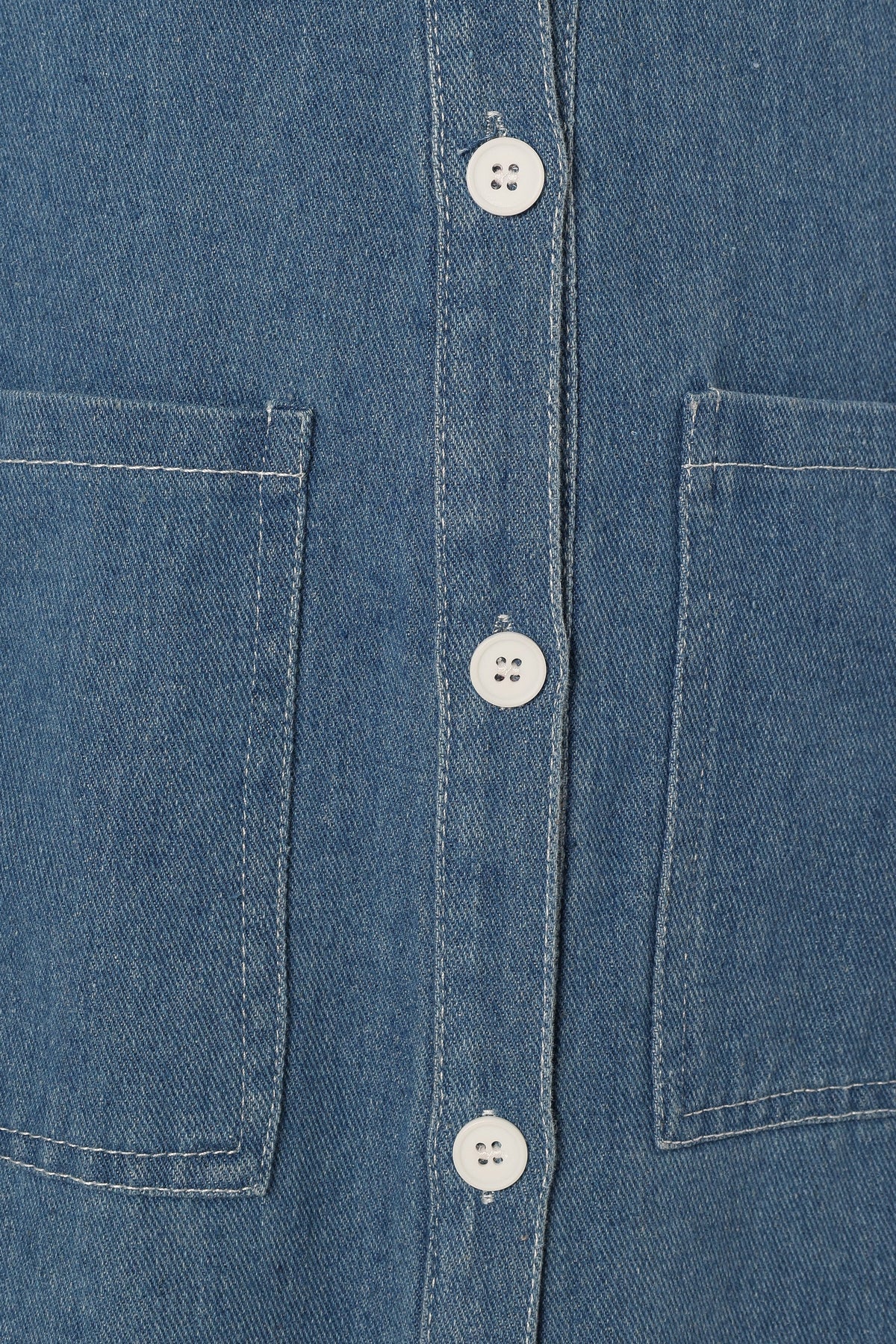 Bettie Midi Dress in Denim – view 9 of 9