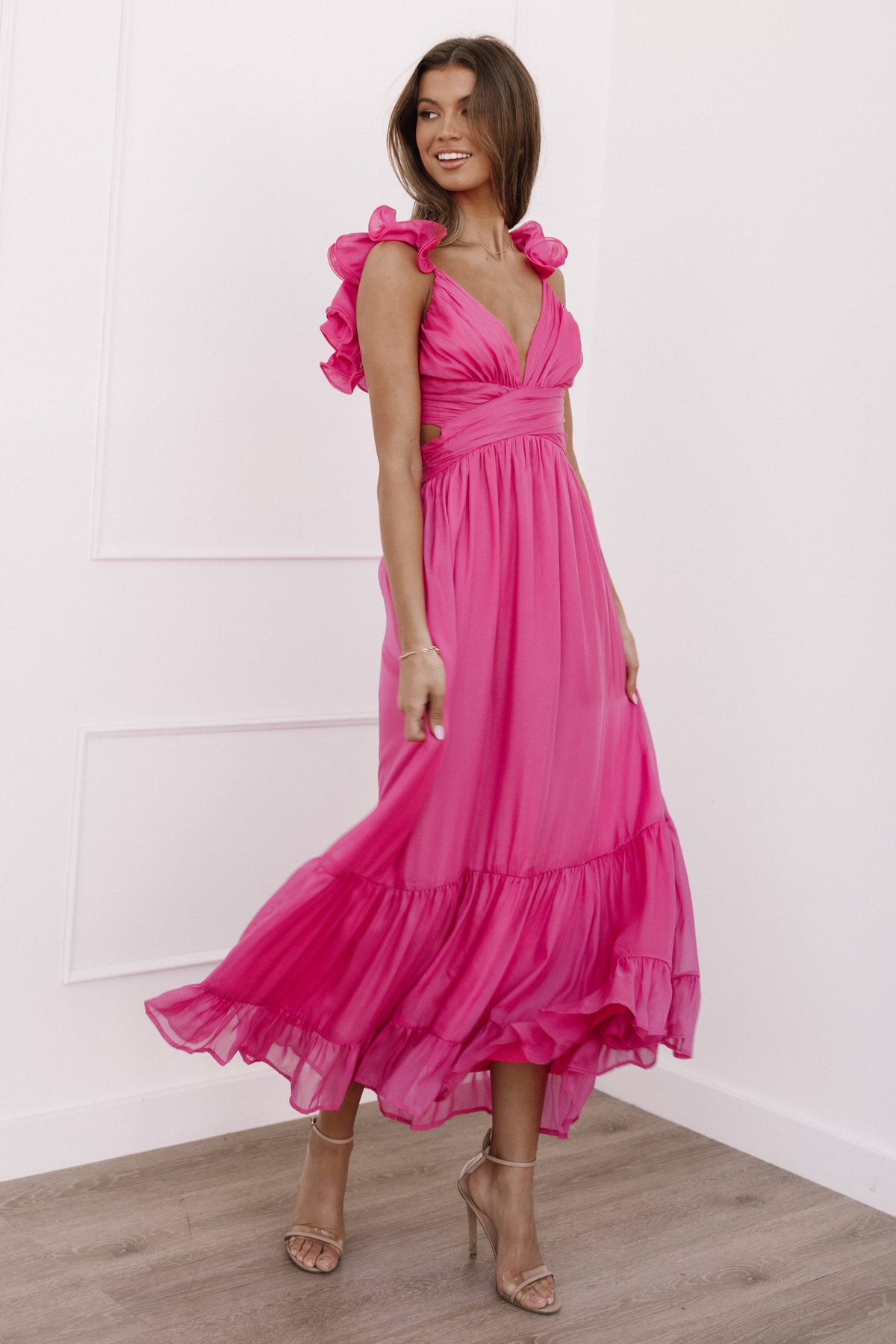 Bonito Midi Dress in Berry – view 2 of 12