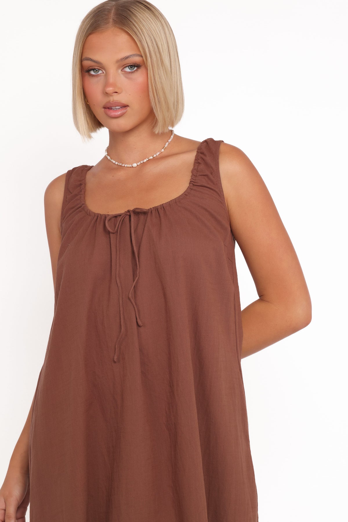 Bowman Maxi Dress in Chocolate Brown – view 2 of 6