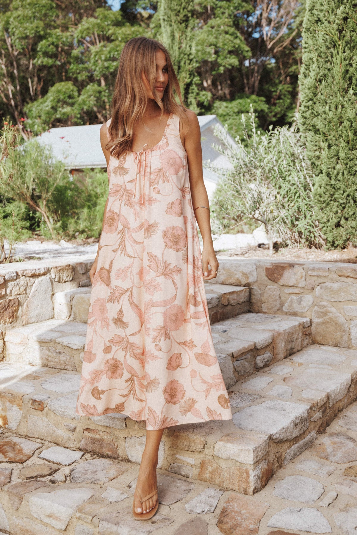 Bowman Maxi Dress in Pink Floral – view 1 of 8