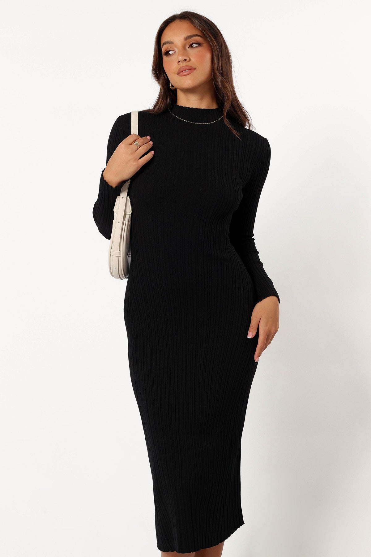 Briar Long Sleeve Dress in Black – view 3 of 9
