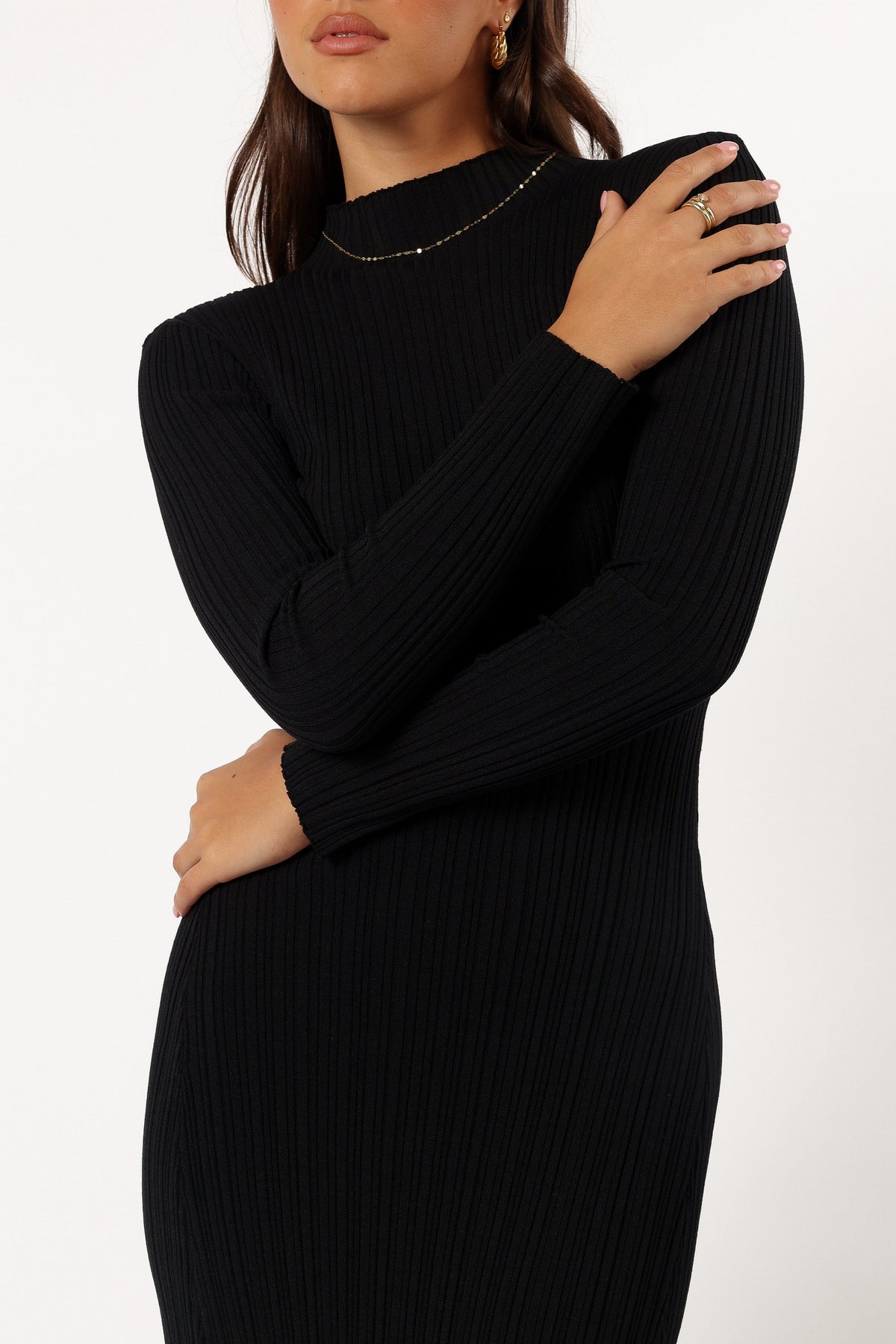 Briar Long Sleeve Dress in Black – view 4 of 9