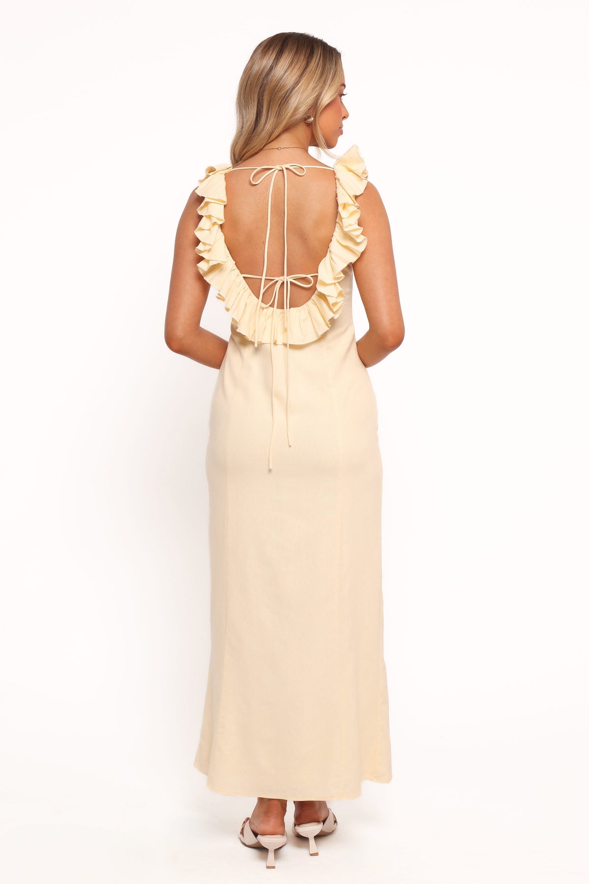 Brienne Maxi Dress in Butter Yellow – view 2 of 6