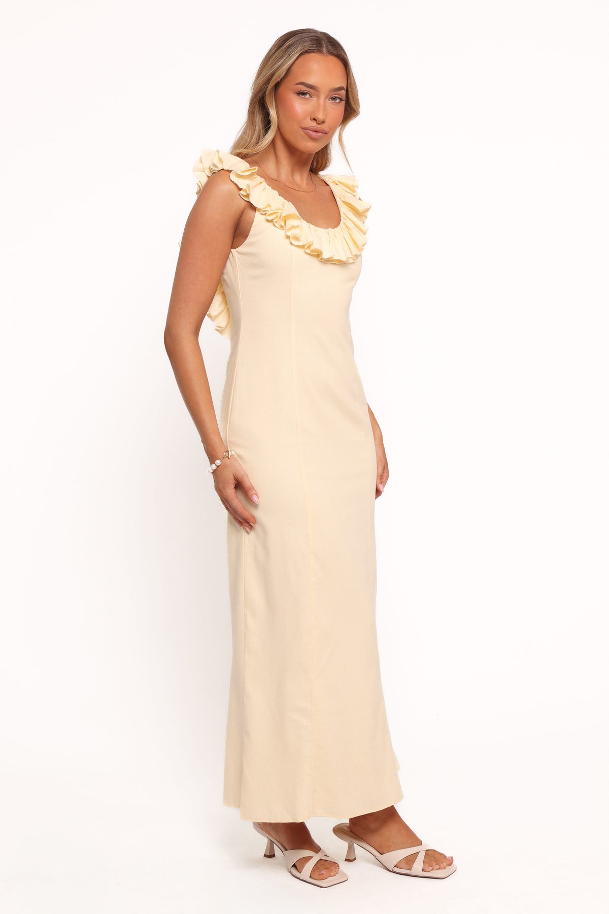 Brienne Maxi Dress in Butter Yellow – view 3 of 6
