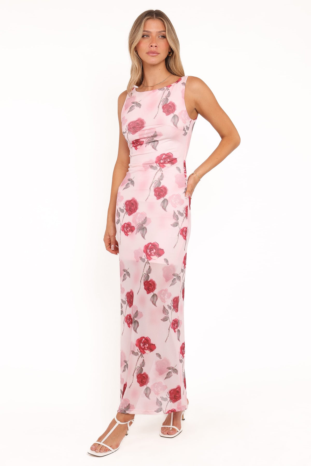 Brissa Maxi Dress in Pink Floral – view 2 of 6