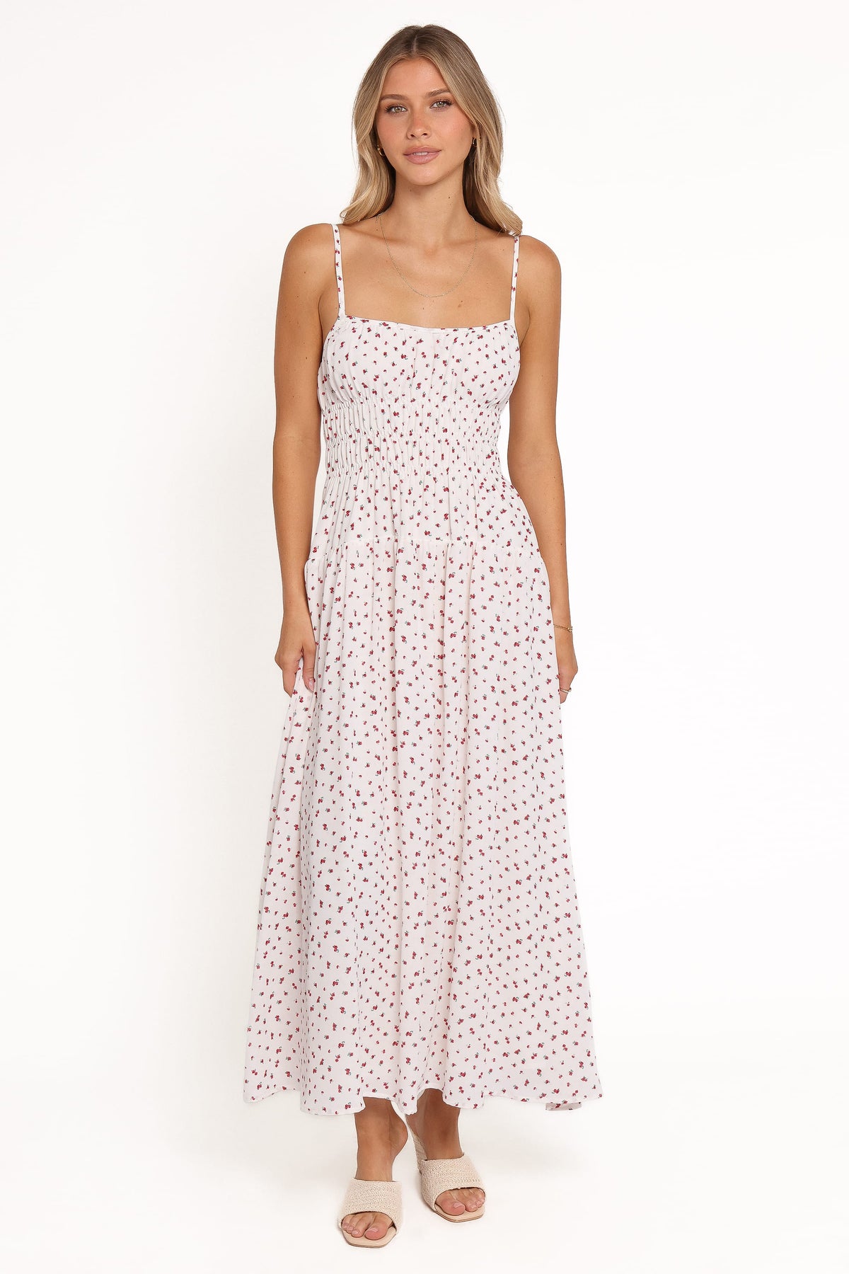 Brittany Maxi Dress in Red Floral – view 3 of 7