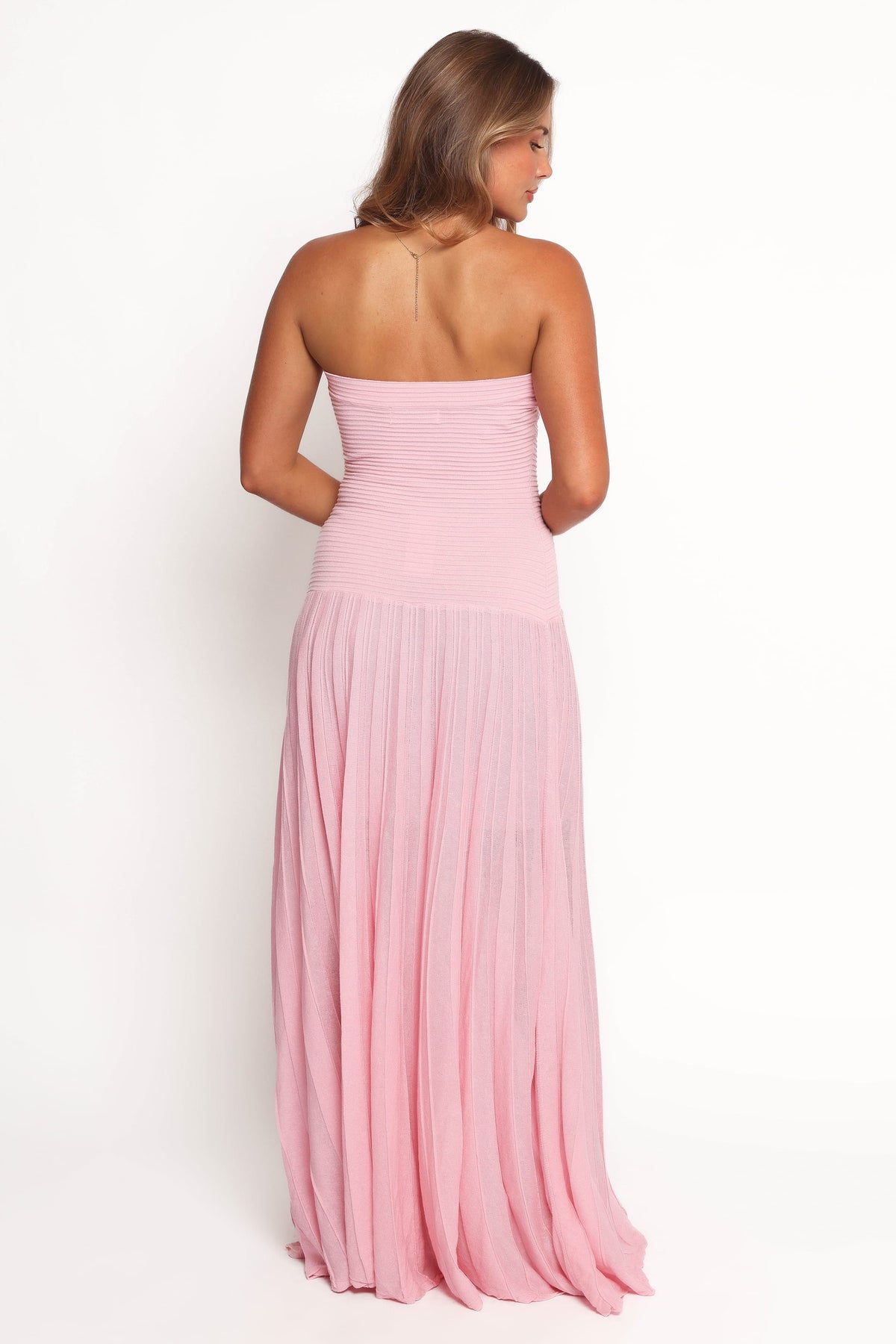 Cadenza Strapless Maxi Dress in Pink – view 5 of 8