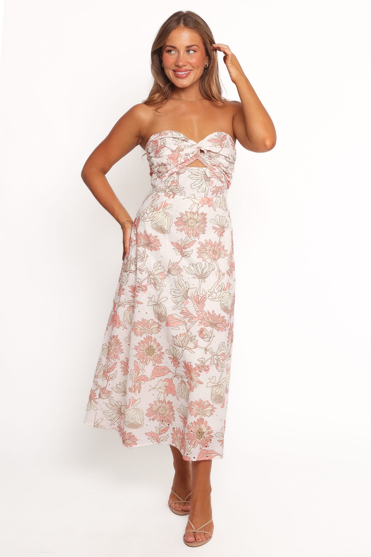 Calantha Maxi Dress in Pink Floral – view 5 of 6