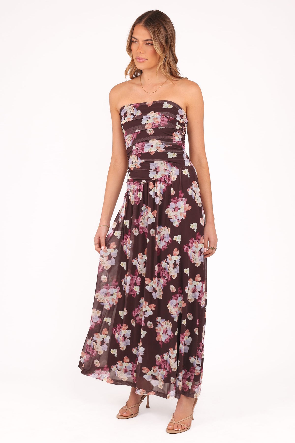 Calypso Maxi Dress in Purple Floral – view 4 of 6