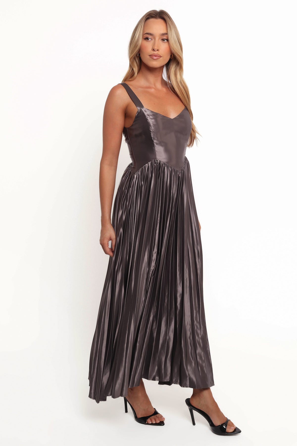 Camala Maxi Dress in Grey Silver – view 6 of 9