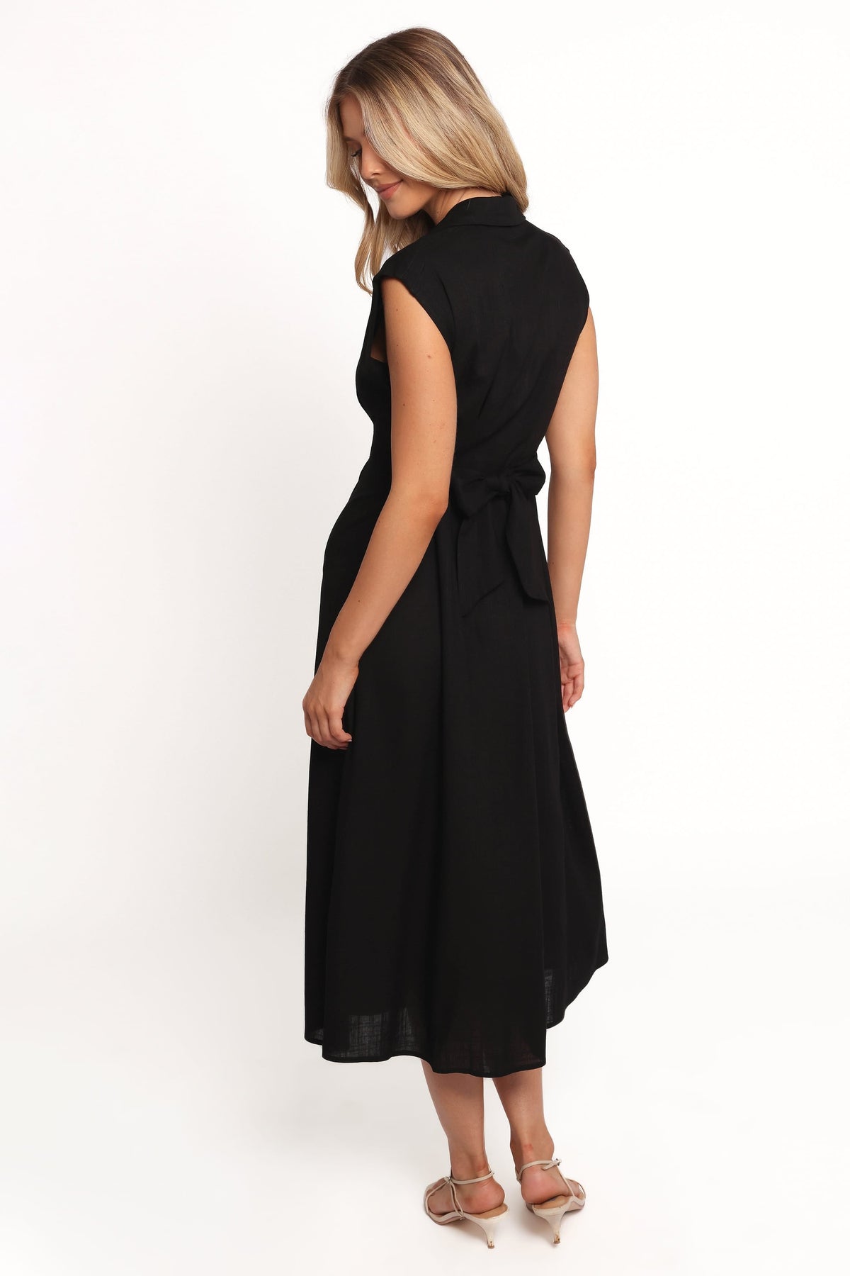 Cami Midi Dress in Black – view 5 of 9