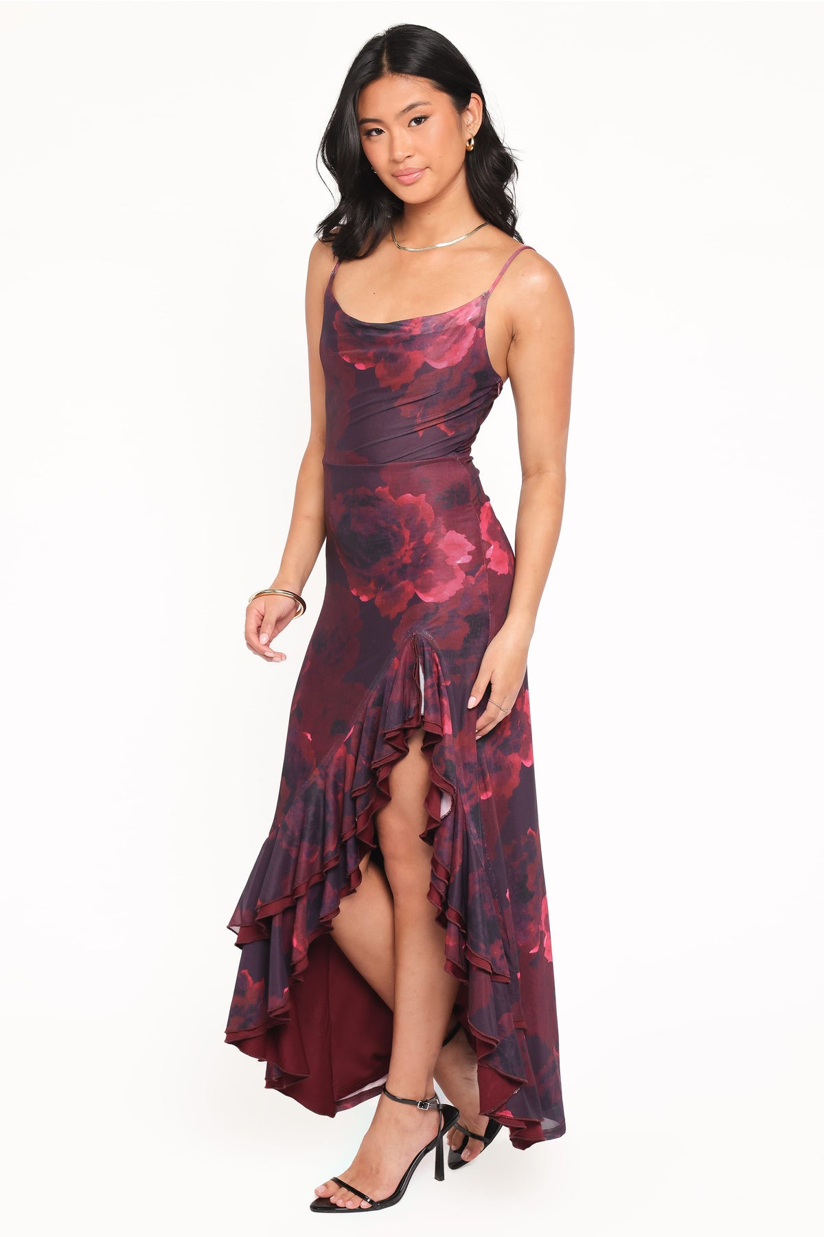 Carella Maxi Dress in Red Floral – view 3 of 7