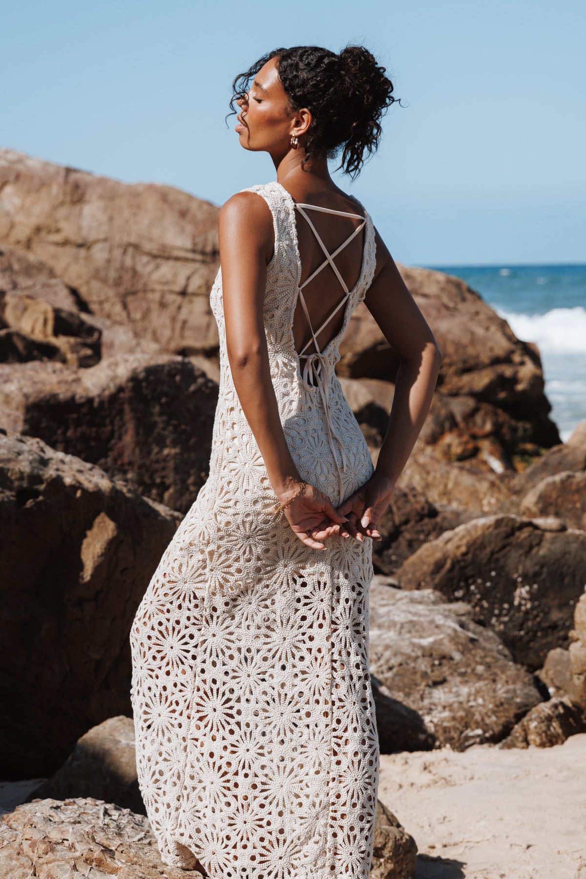 Carlene Maxi Dress in Natural – view 8 of 8
