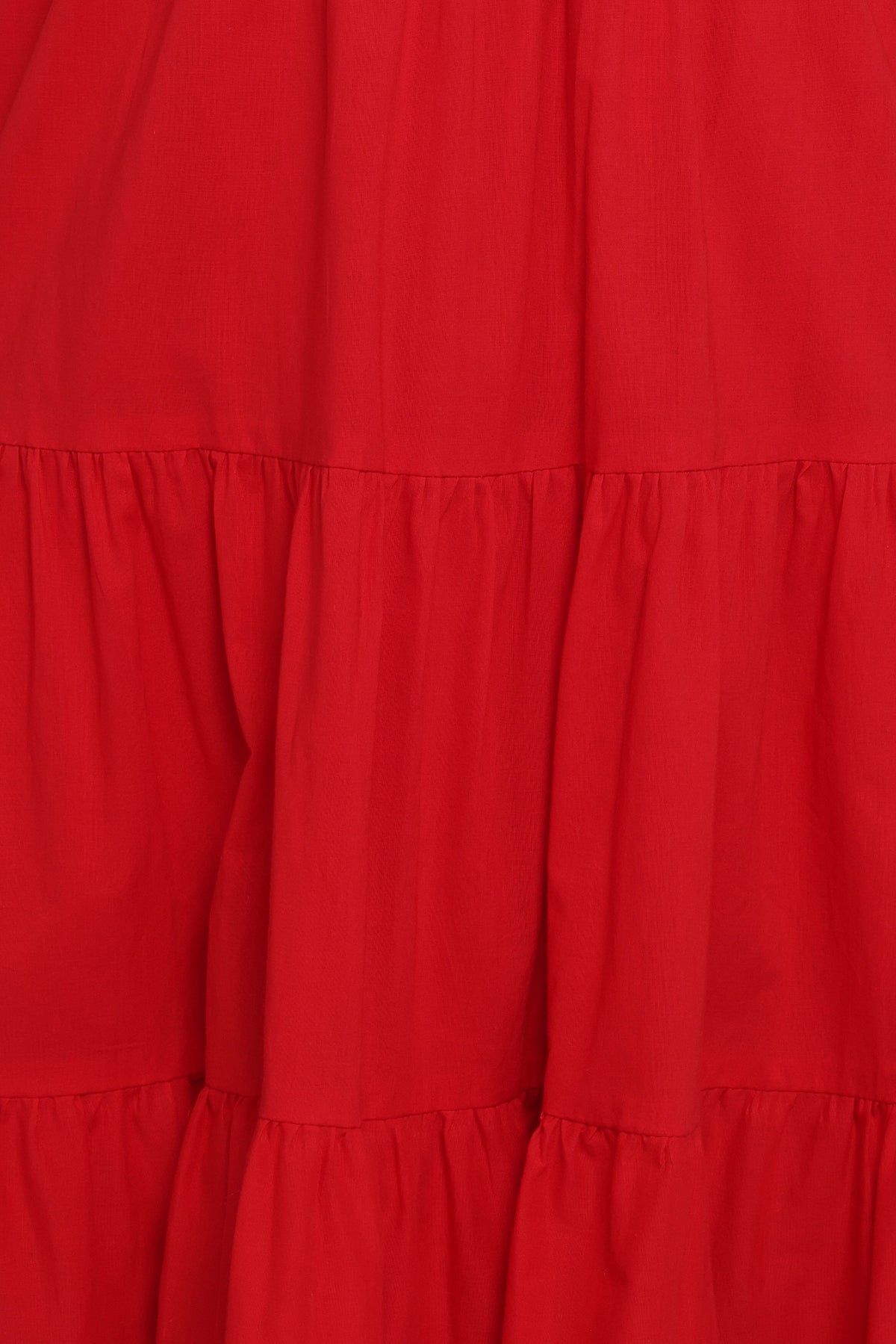 Carrol Shirred Bodice Maxi Dress in Red – view 6 of 6