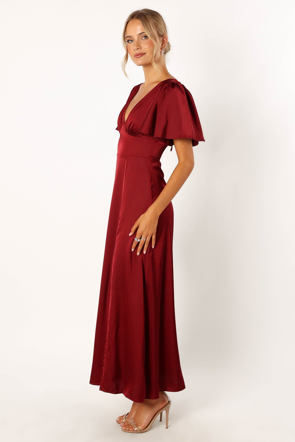 Casper Maxi Dress in Wine – view 4 of 10