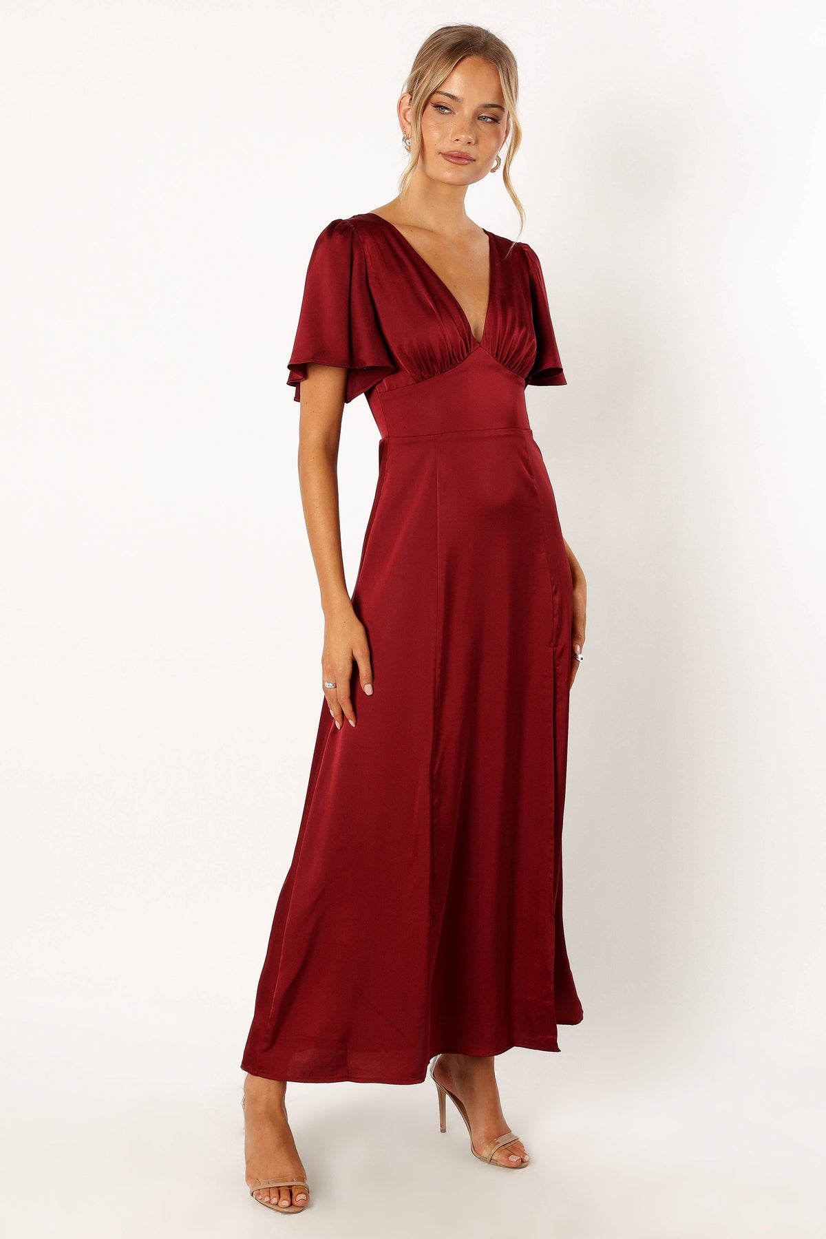 Casper Maxi Dress in Wine – view 8 of 10